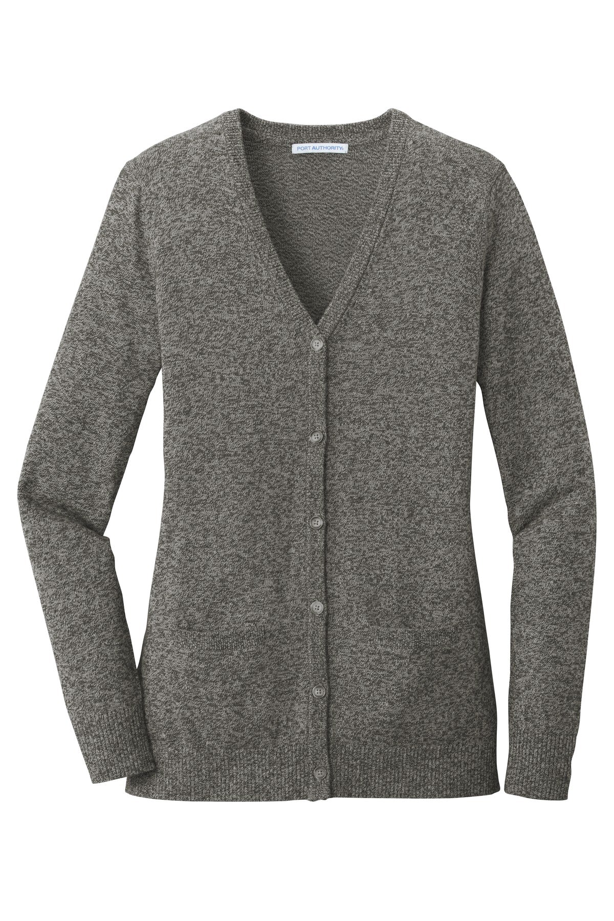 Port Authority® Women's Marled Cardigan Sweater