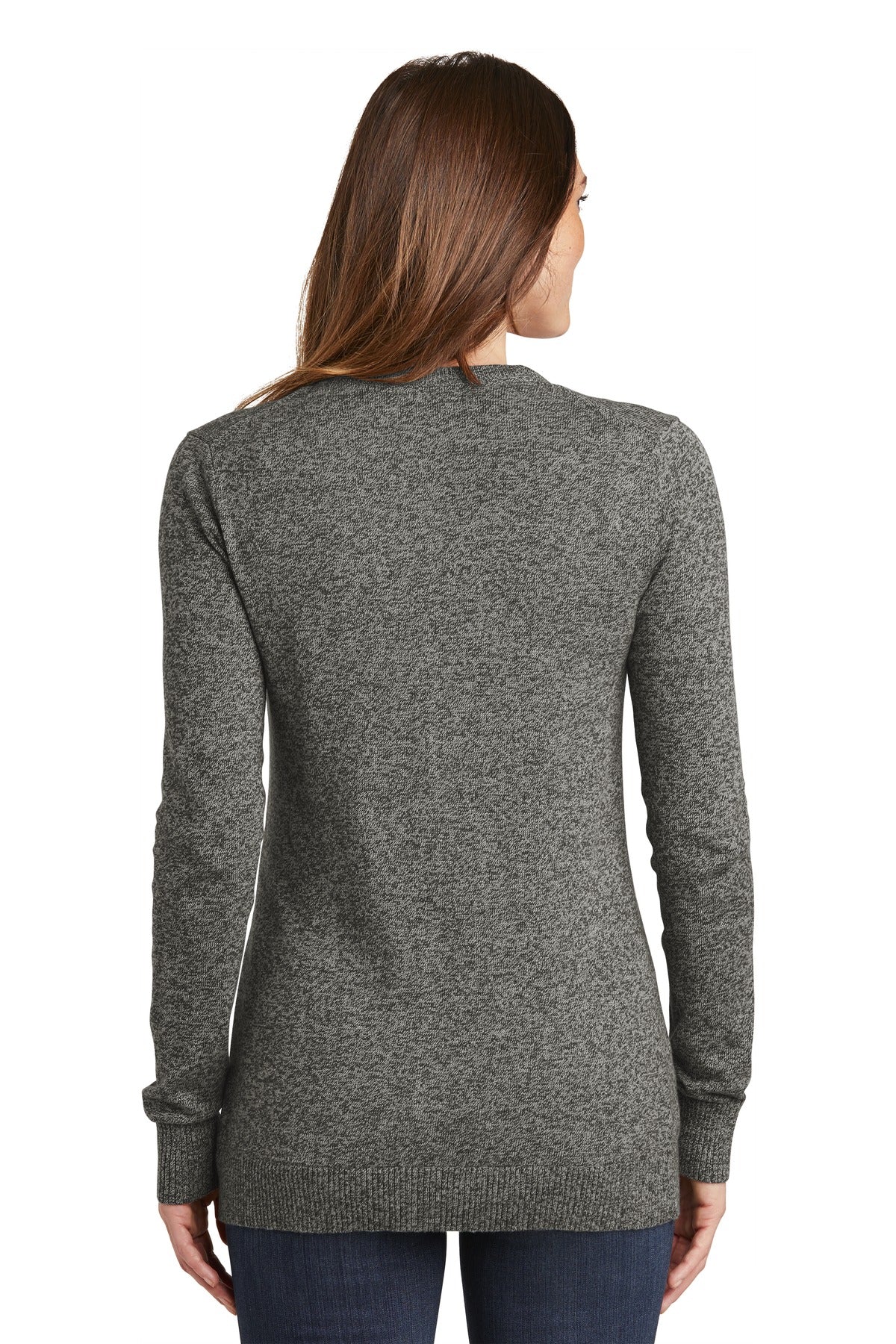 Port Authority® Women's Marled Cardigan Sweater