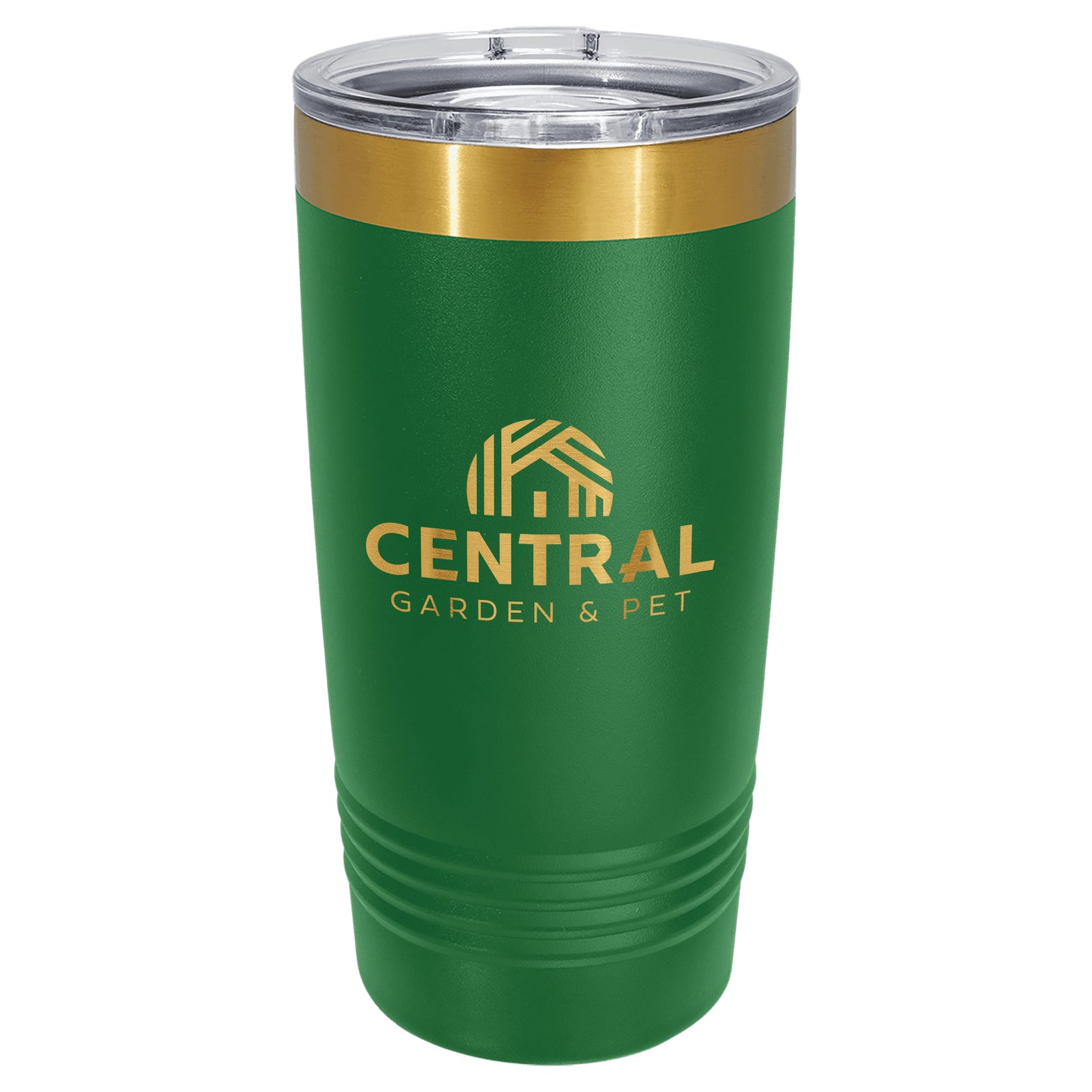 Central Garden Polar Camel® 20 oz Bright Gold ION-Plated Ringneck Tumbler with Slider Lid