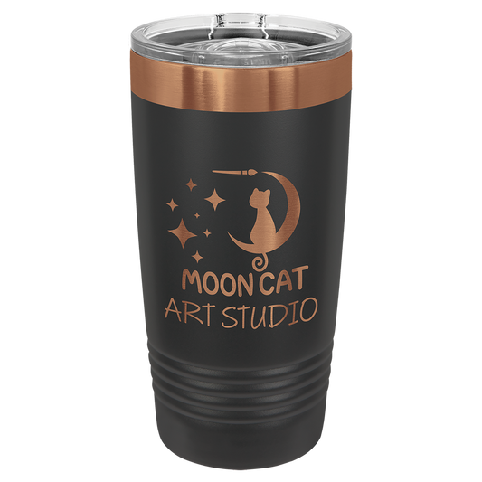 Custom Polar Camel® 20 oz Rose Gold ION-Plated Tumbler with Slider Lid