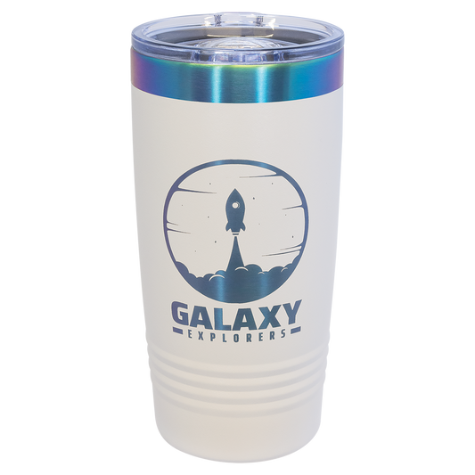 Custom Polar Camel® 20 oz Prismatic Effect ION-Plated Tumbler with Slider Lid