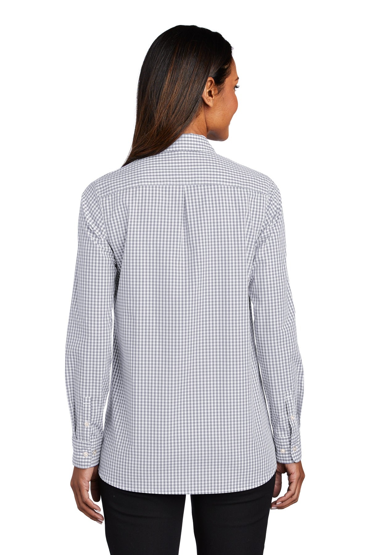 Port Authority® Women's Broadcloth Gingham Easy Care Shirt