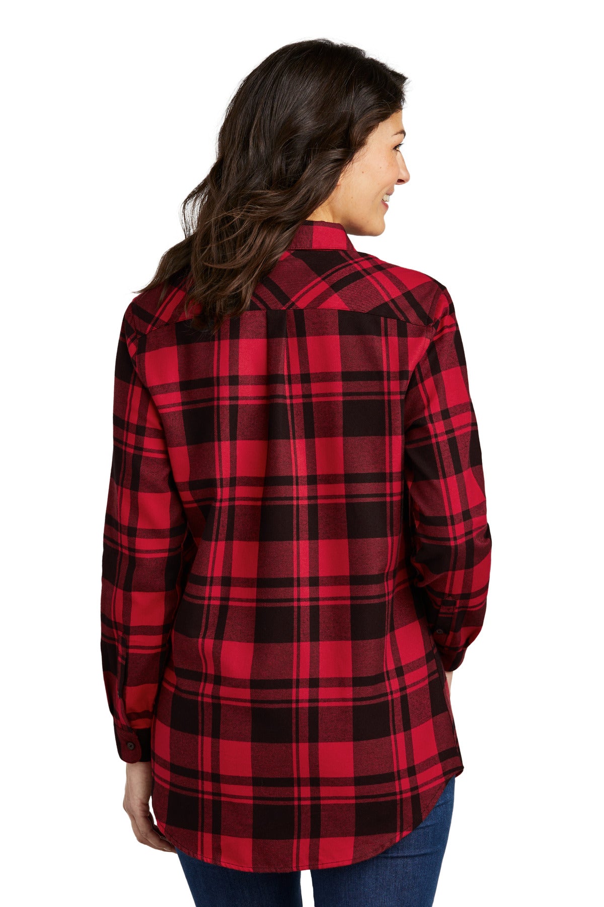 Port Authority® Women's Plaid Flannel Tunic