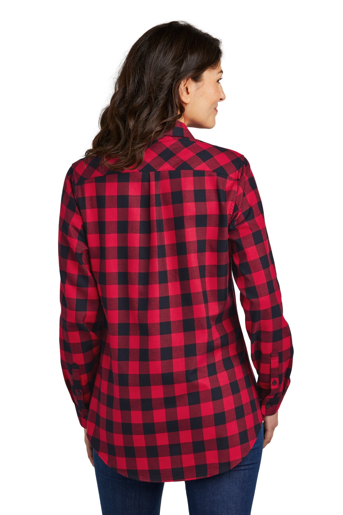 Port Authority® Women's Plaid Flannel Tunic
