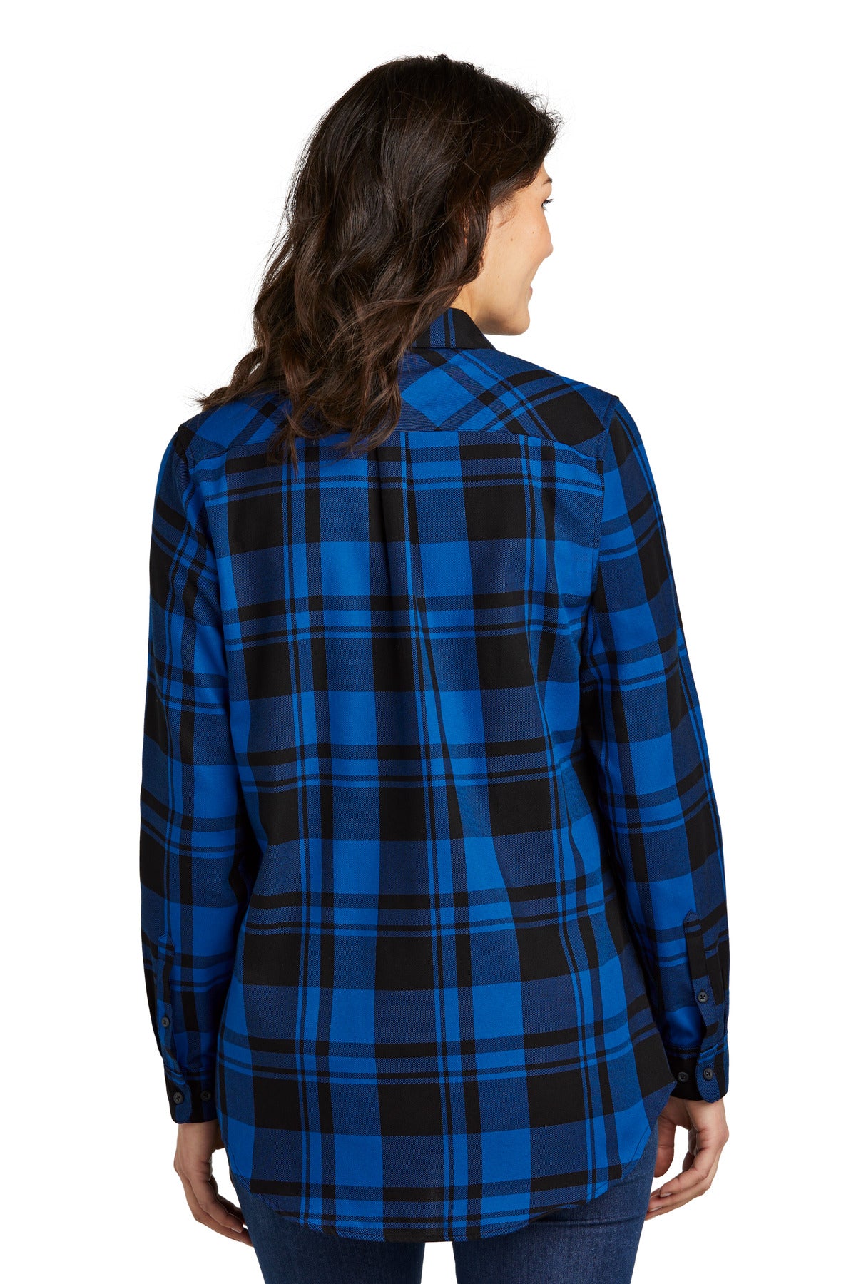 Port Authority® Women's Plaid Flannel Tunic