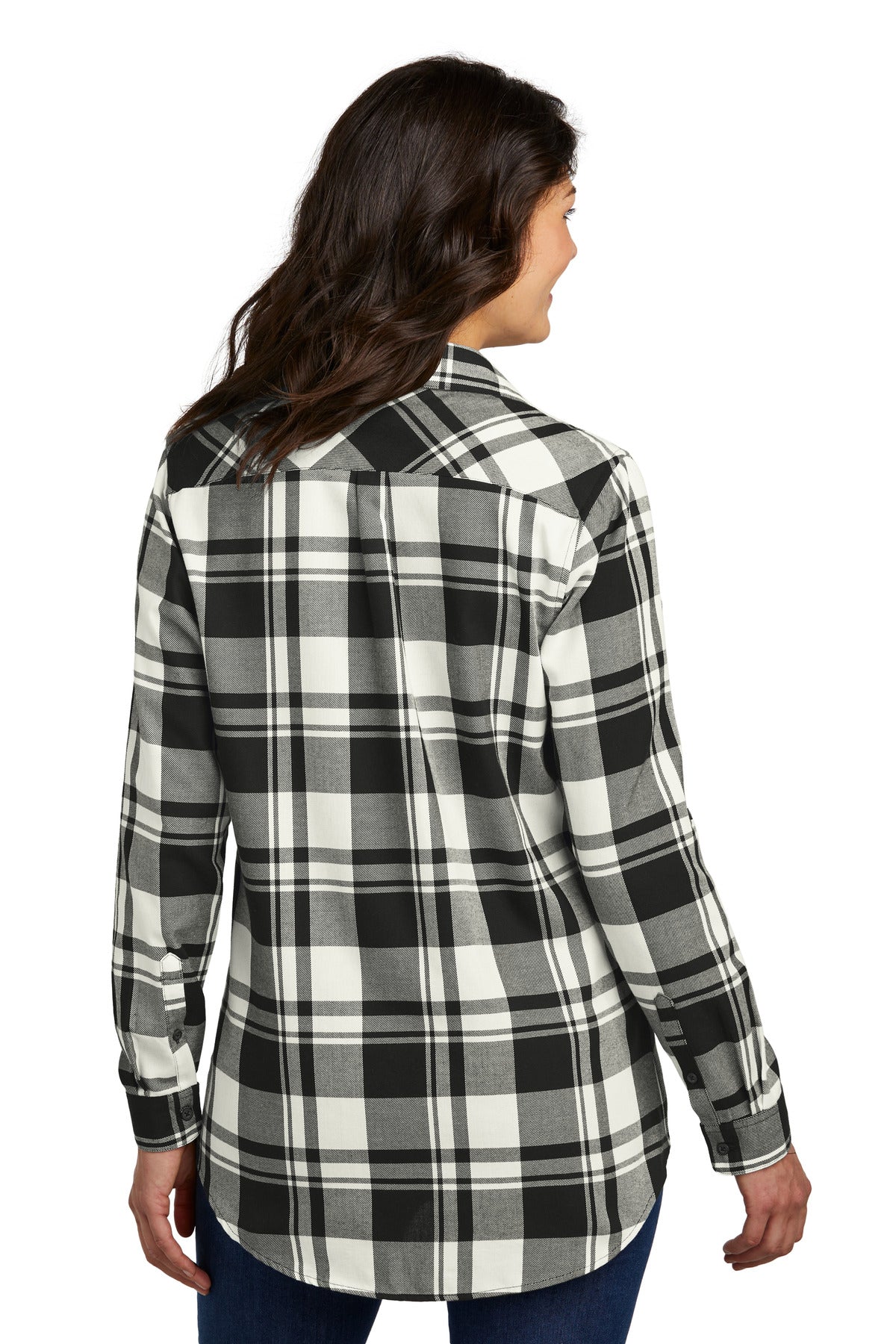 Port Authority® Women's Plaid Flannel Tunic