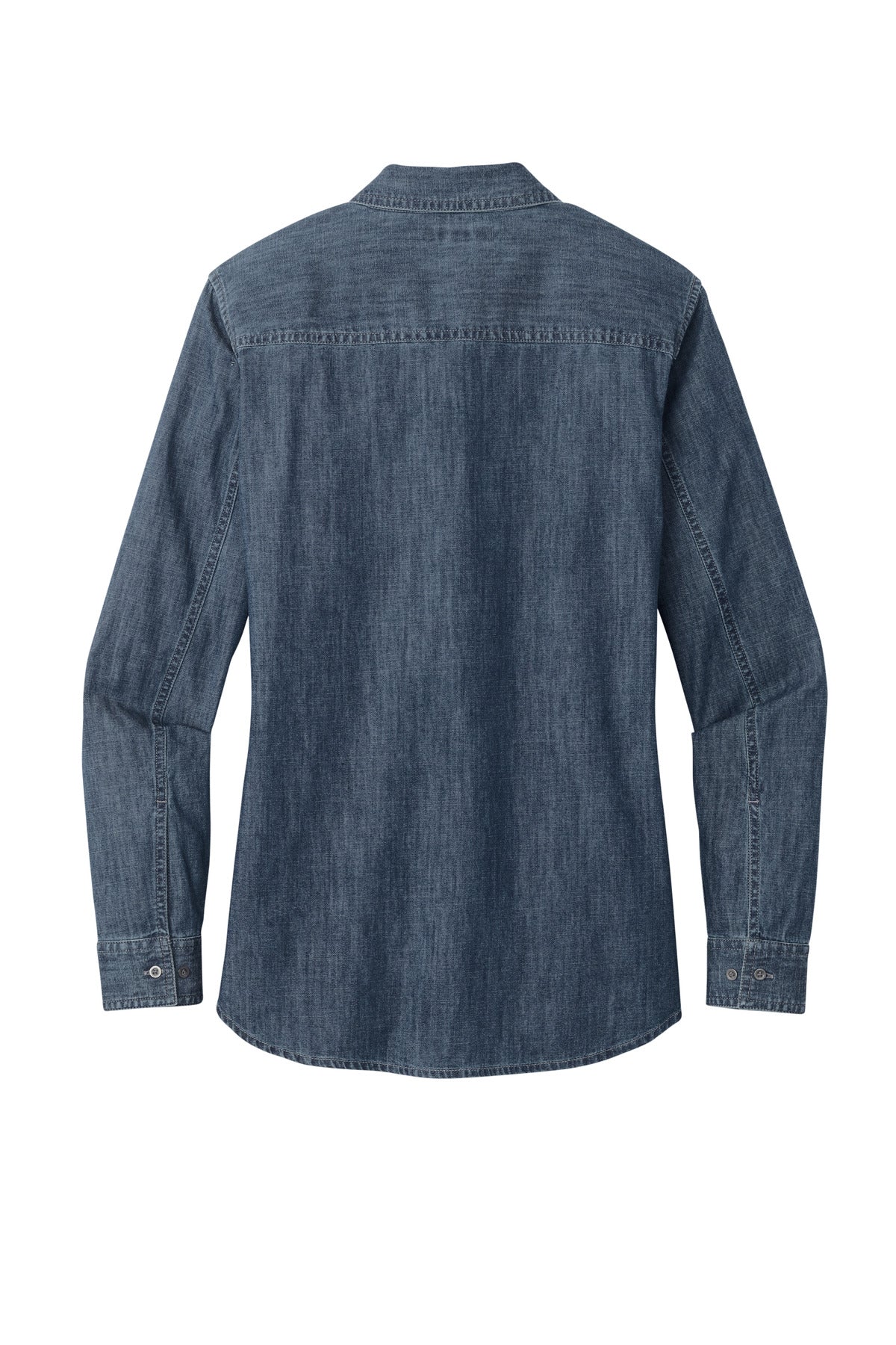 Port Authority® Women's Long Sleeve Perfect Denim Shirt