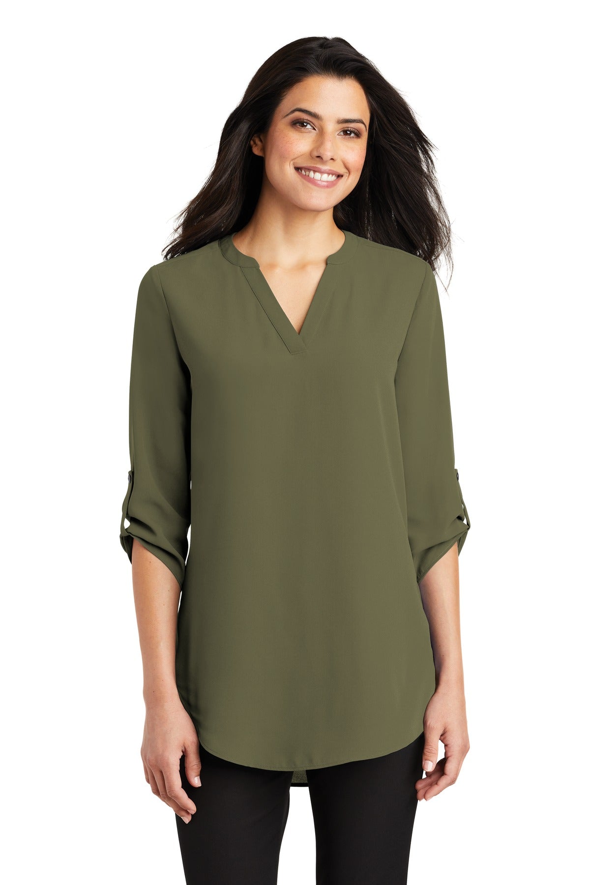Port Authority® Women's 3/4-Sleeve Tunic Blouse