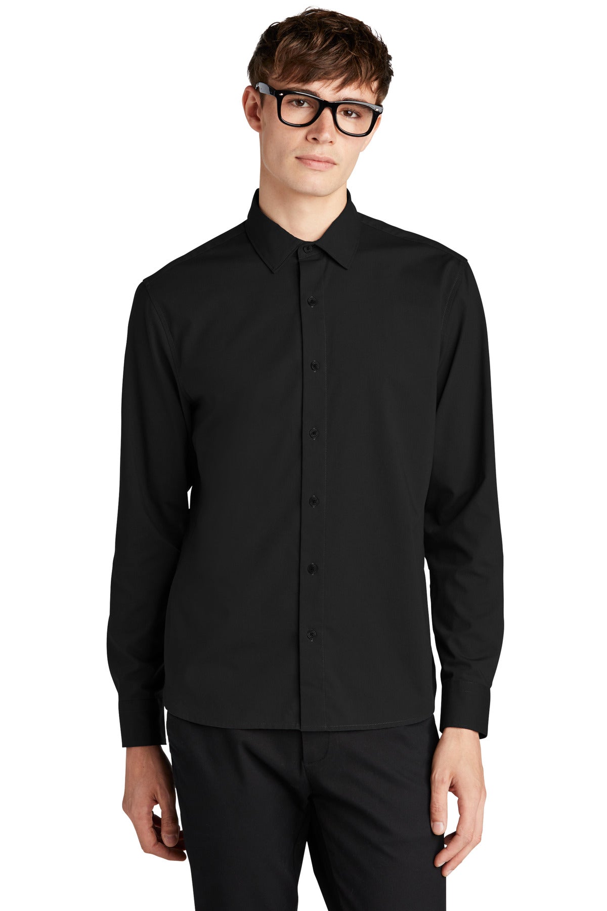 Mercer+Mettle® Long Sleeve Stretch Woven Shirt