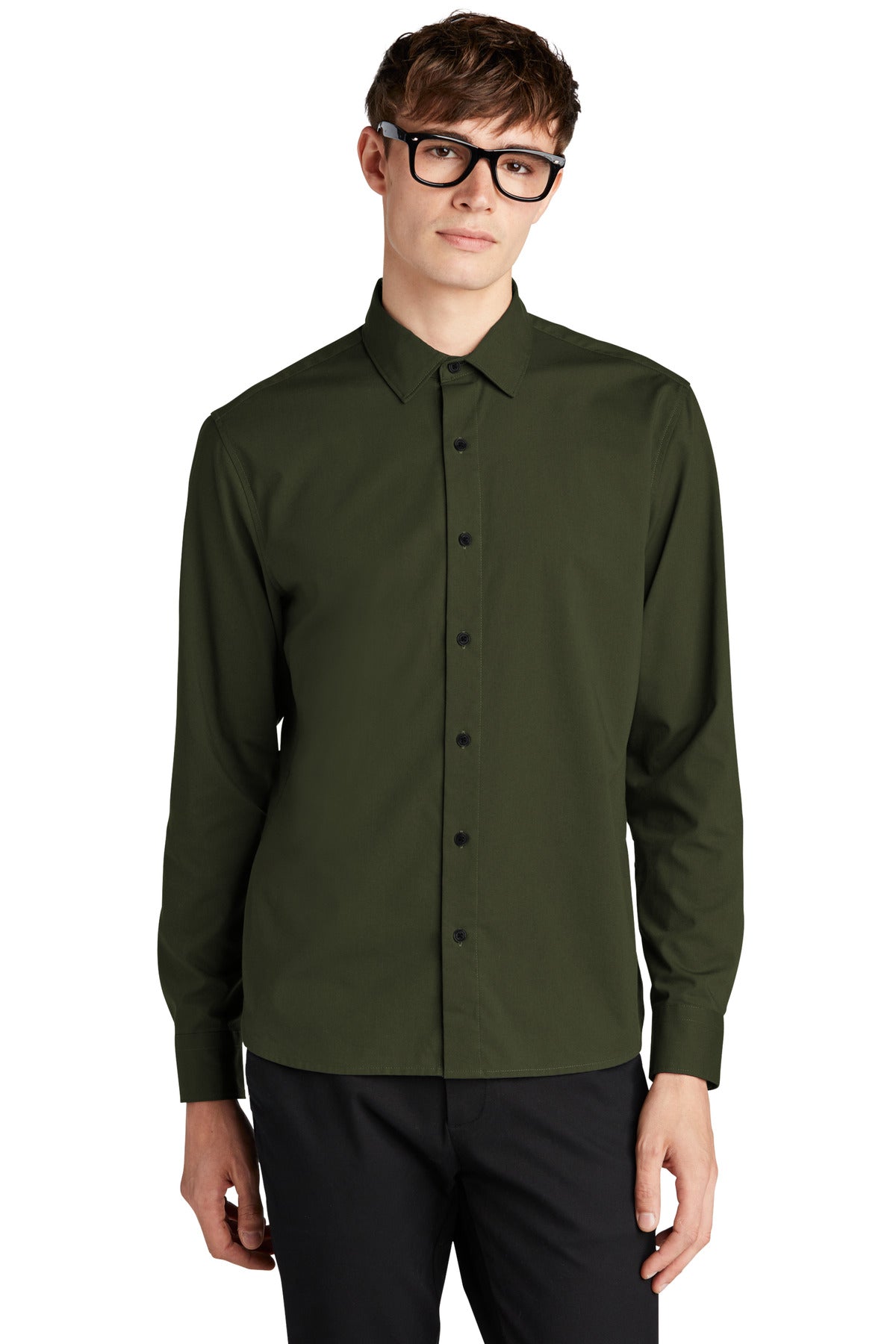 Mercer+Mettle® Long Sleeve Stretch Woven Shirt