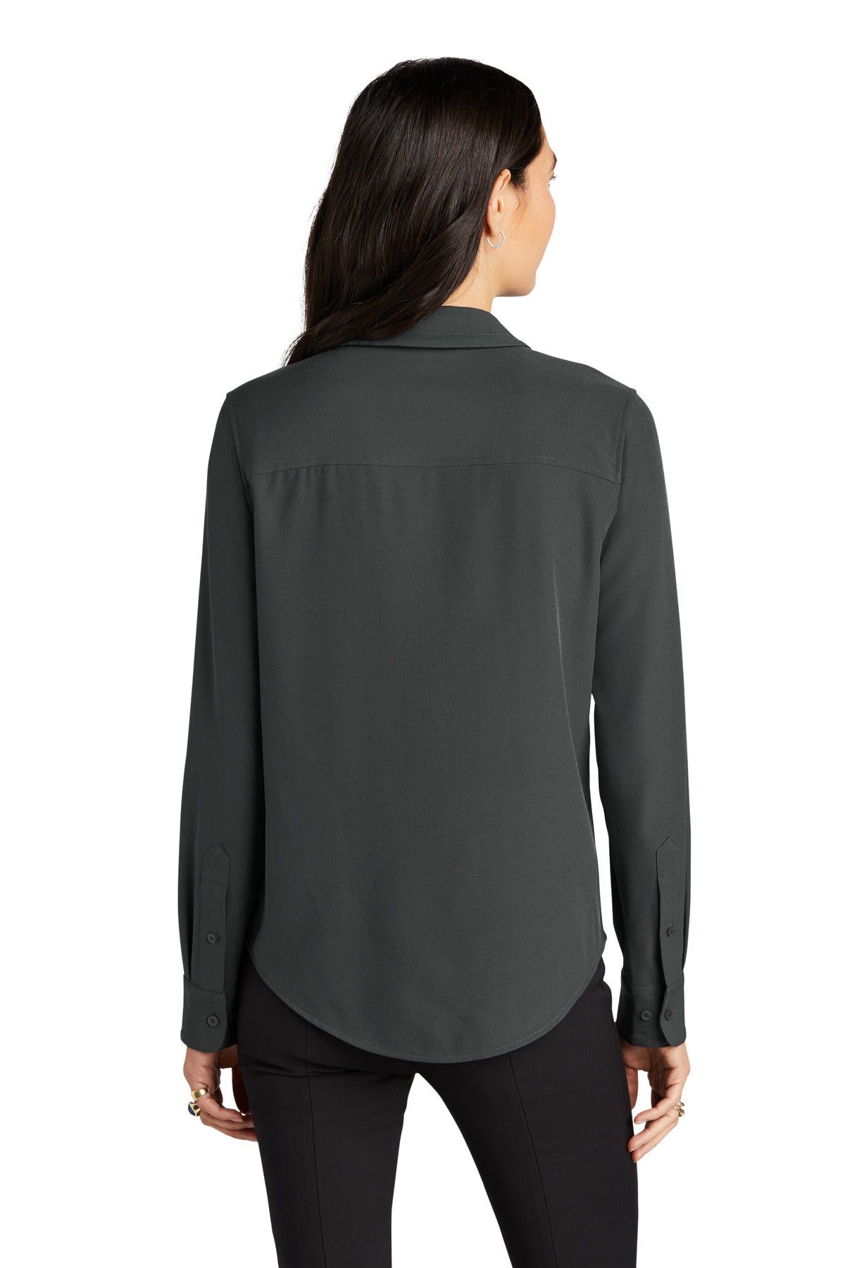 Mercer+Mettle® Women's Stretch Crepe Long Sleeve Camp