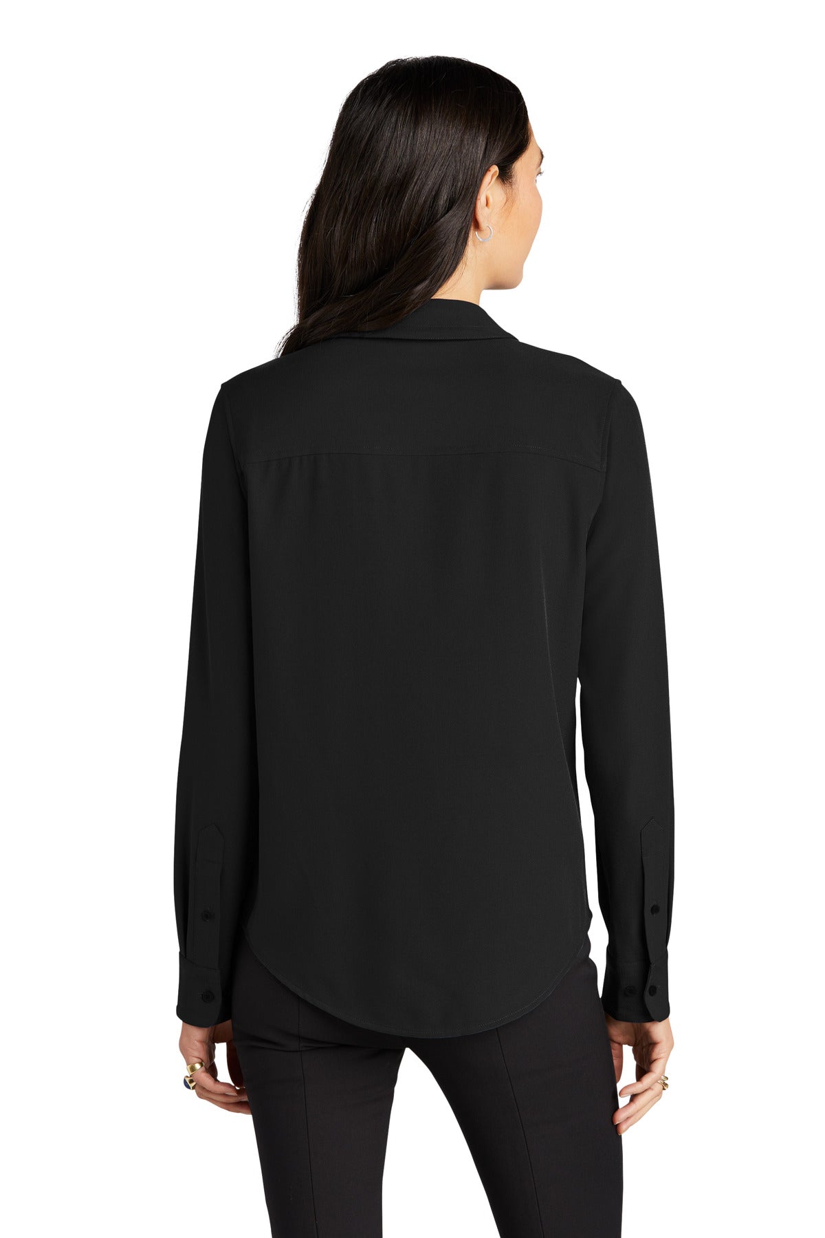 Mercer+Mettle® Women's Stretch Crepe Long Sleeve Camp