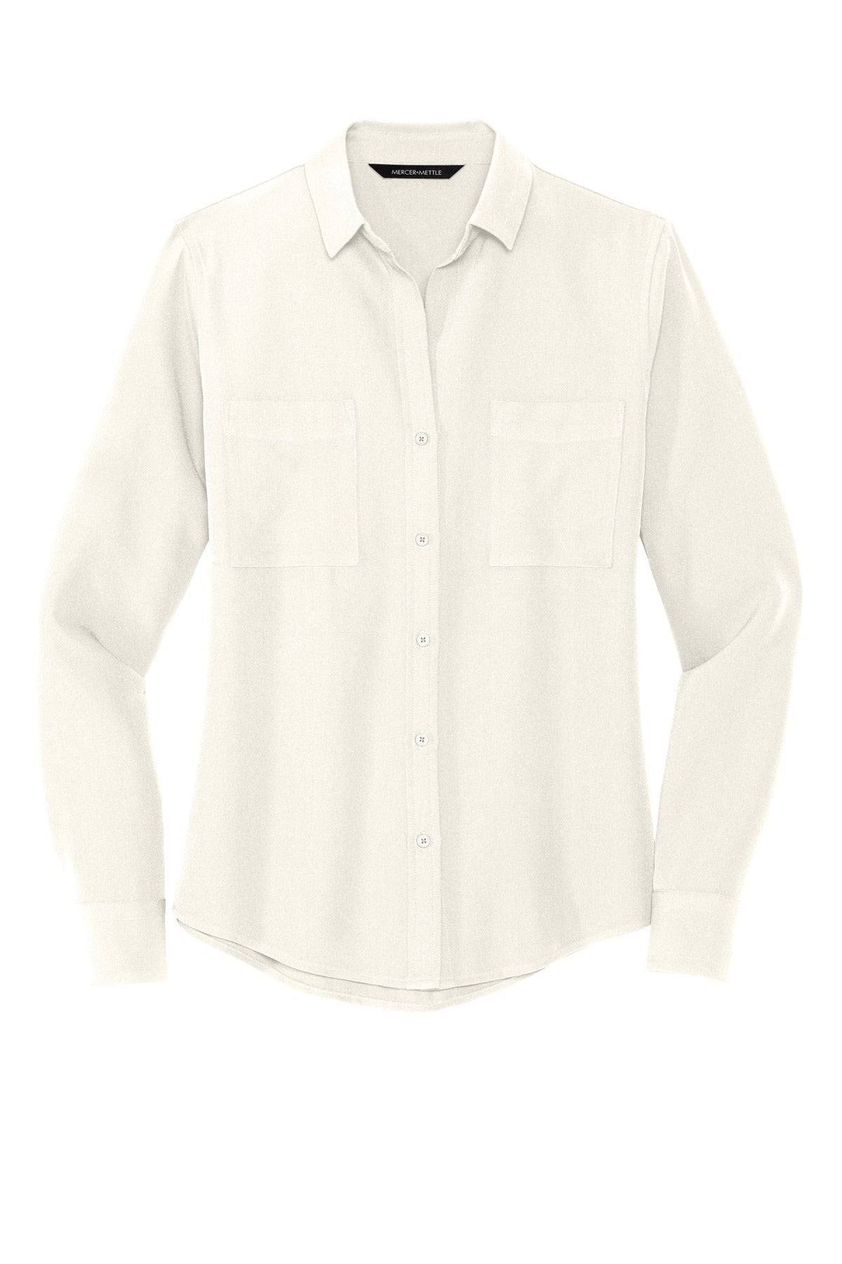Mercer+Mettle® Women's Stretch Crepe Long Sleeve Camp