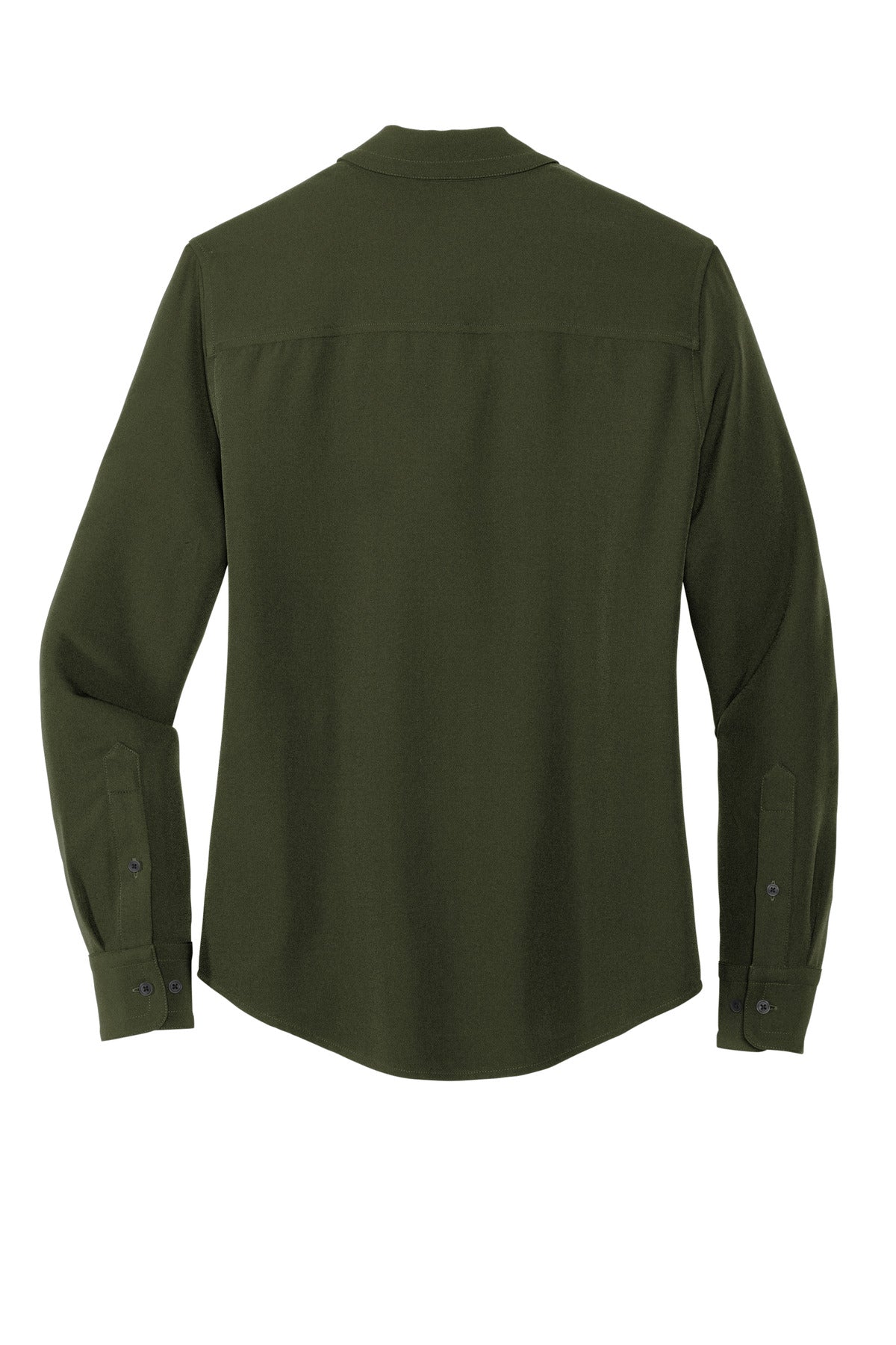 Mercer+Mettle® Women's Stretch Crepe Long Sleeve Camp