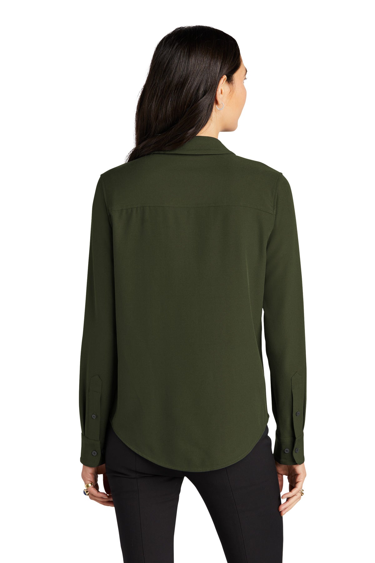 Mercer+Mettle® Women's Stretch Crepe Long Sleeve Camp