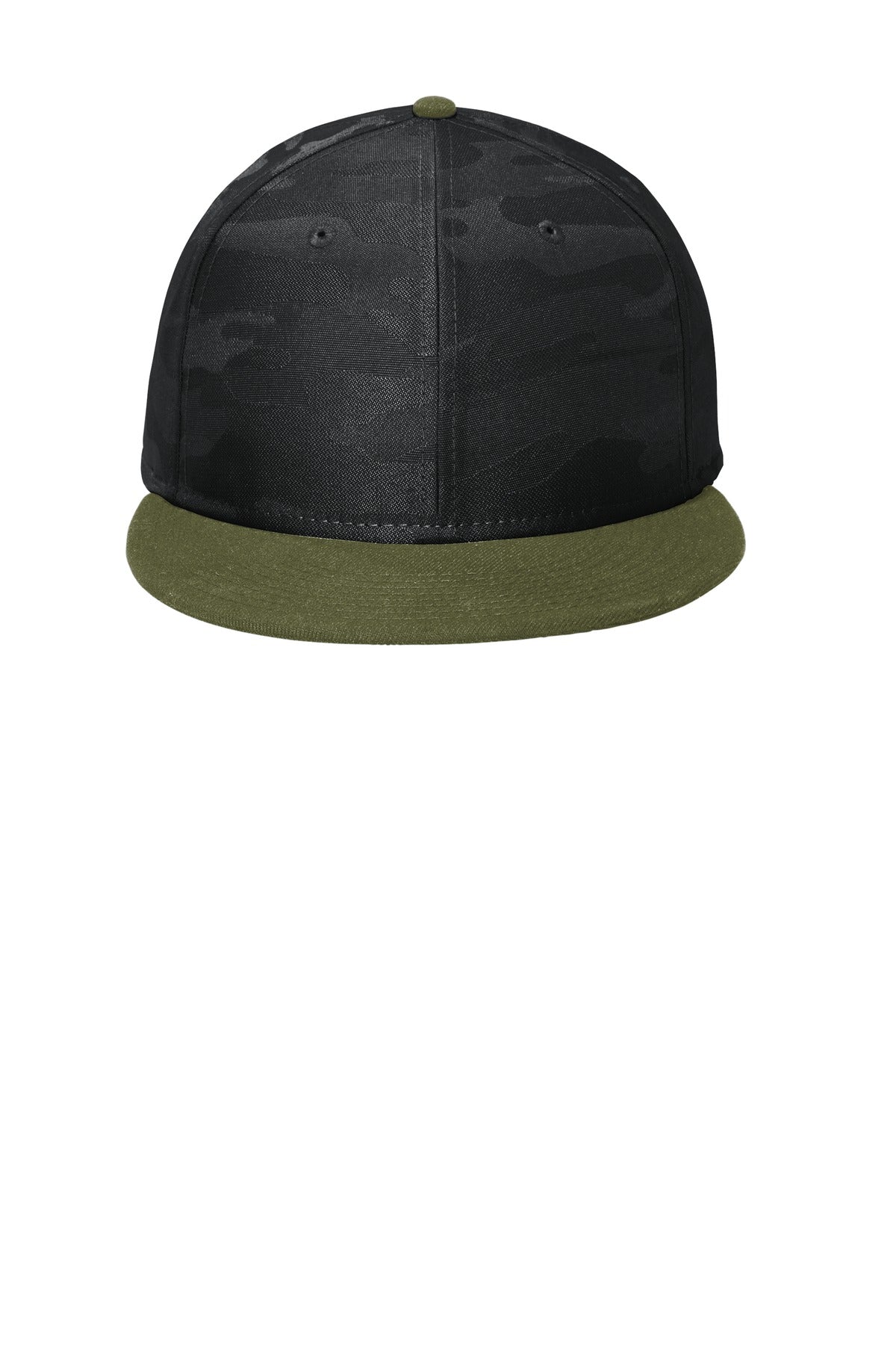 New Era® Camo Flat Bill Snapback Cap