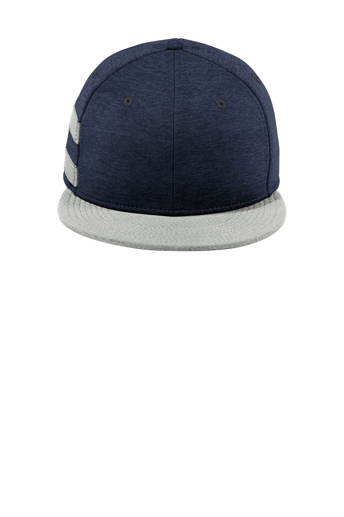 New Era® Shadow Heather Striped Flat Bill Snapback Cap