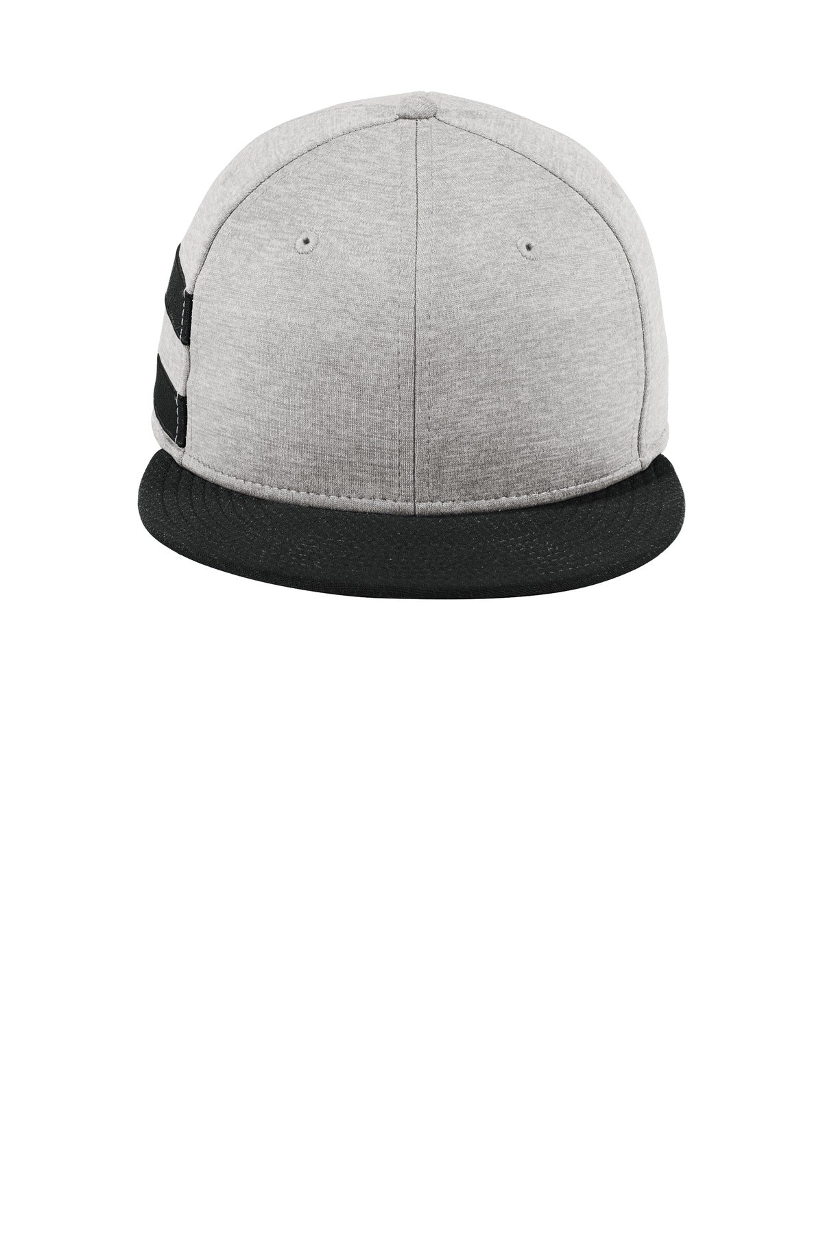 New Era® Shadow Heather Striped Flat Bill Snapback Cap
