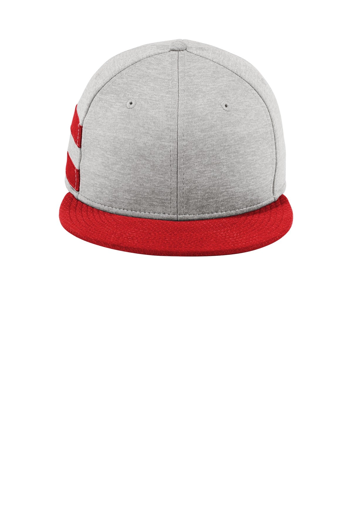New Era® Shadow Heather Striped Flat Bill Snapback Cap