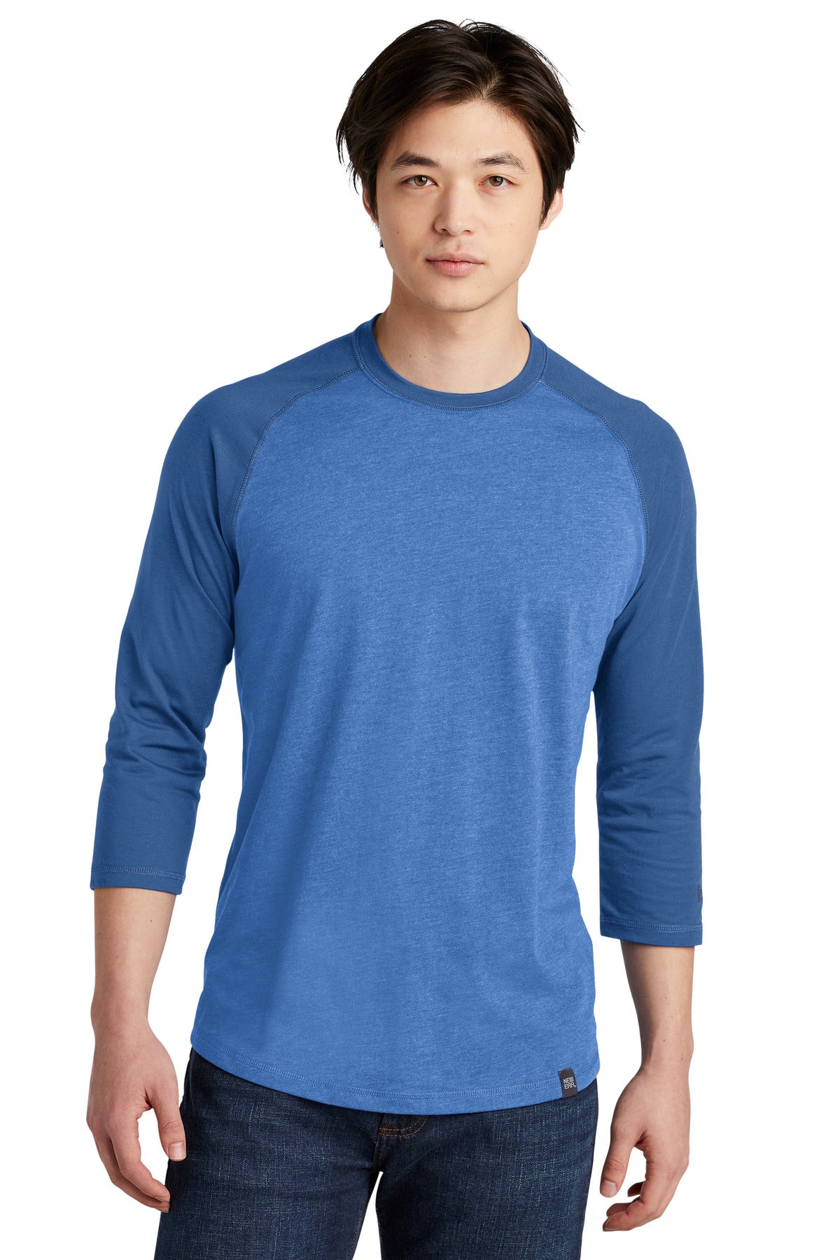 New Era® Heritage Blend 3/4-Sleeve Baseball Raglan Tee