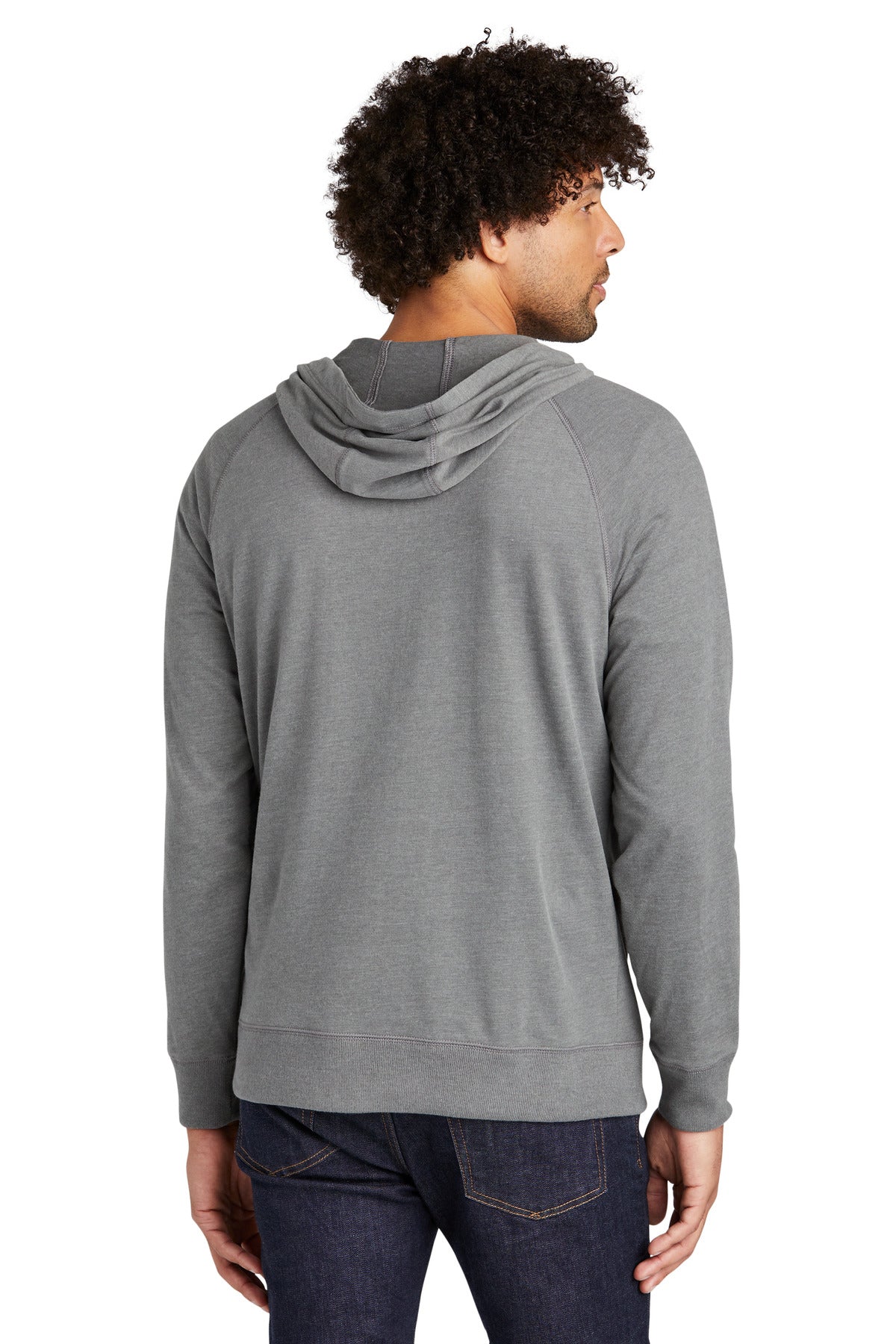 New Era® Sueded Cotton Blend Full-Zip Hoodie