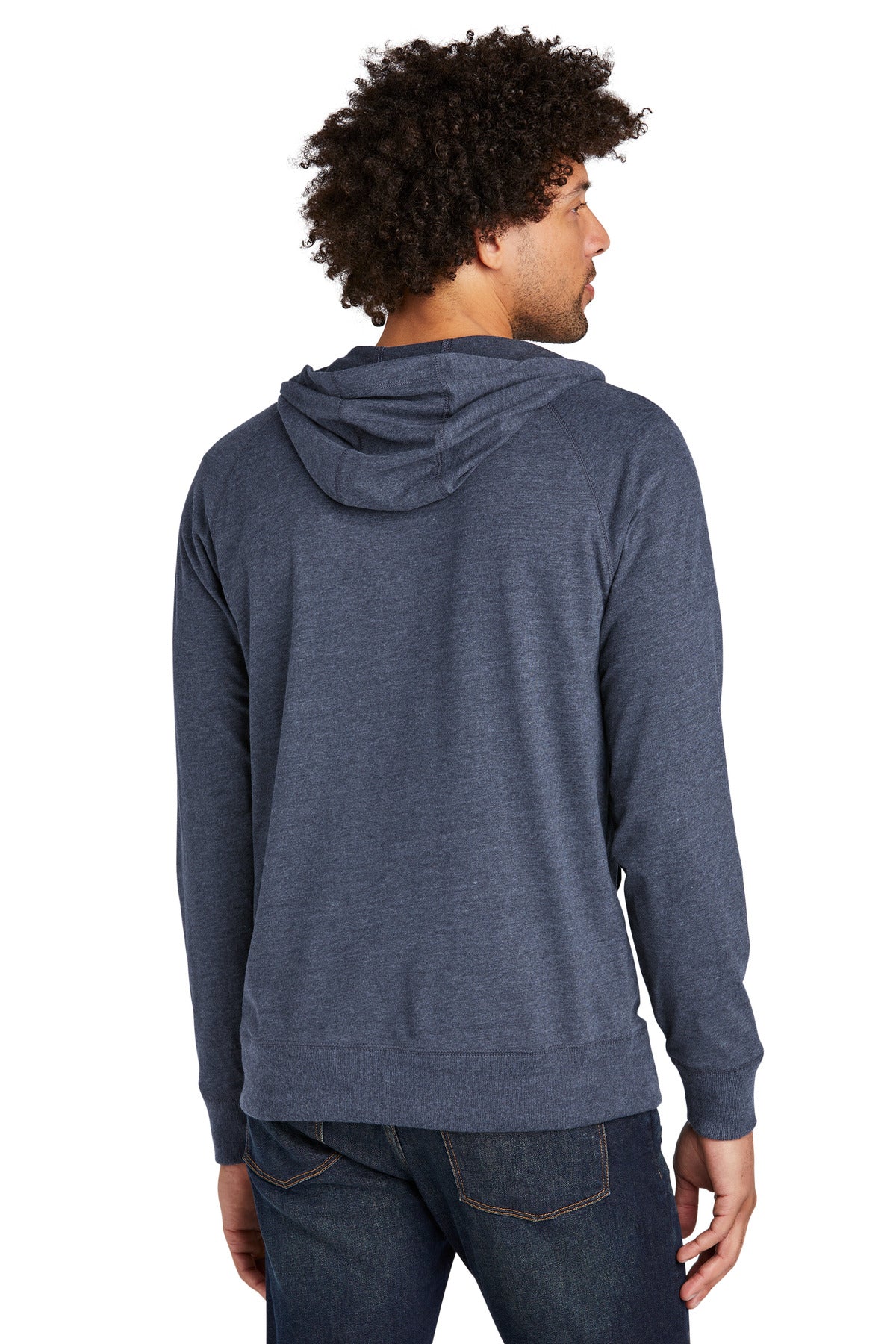 New Era® Sueded Cotton Blend Full-Zip Hoodie