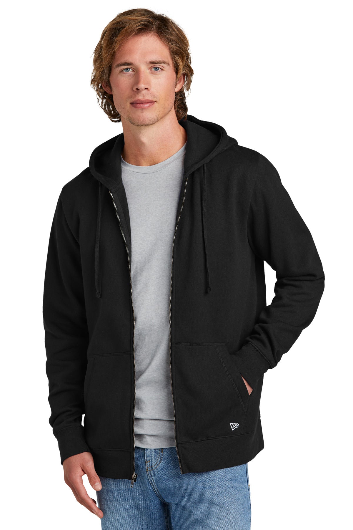 New Era® Comeback Fleece Full-Zip Hoodie