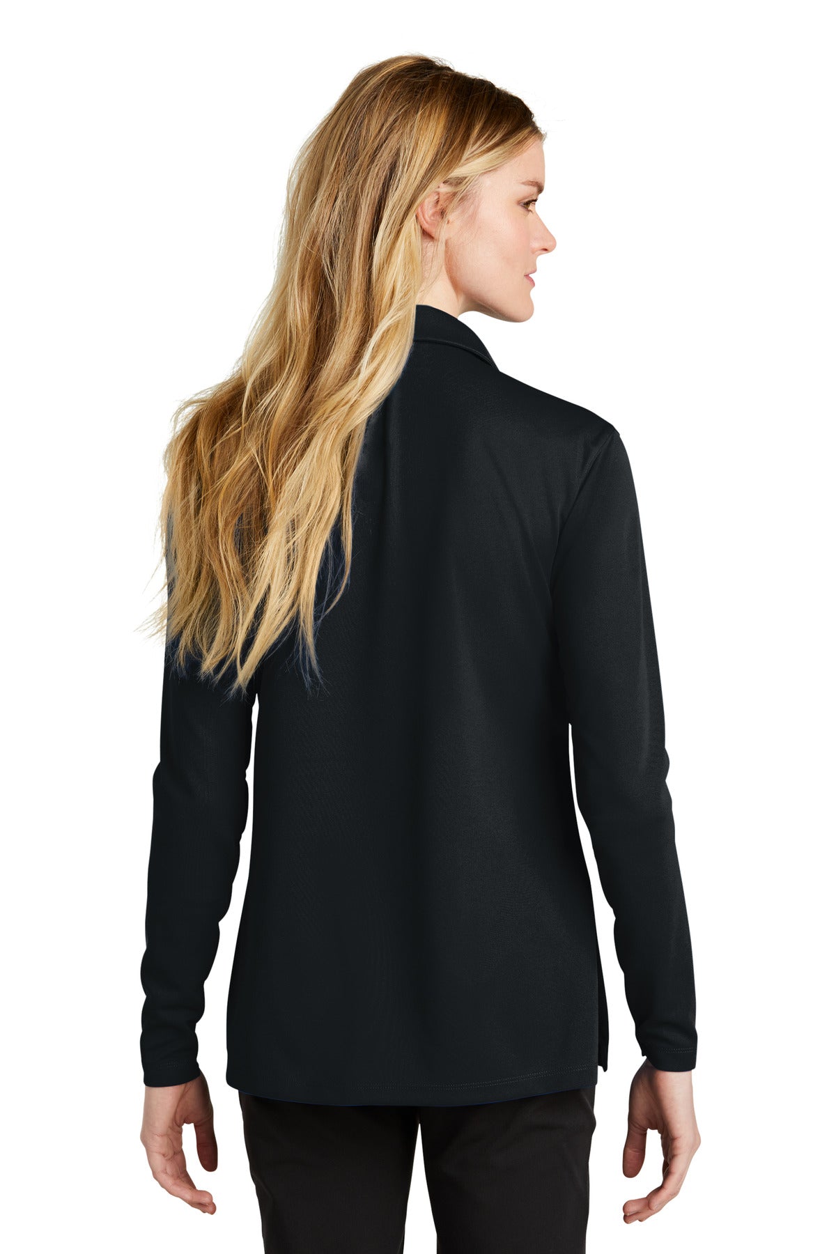 Nike Women's Dri-FIT Micro Pique 2.0 Long Sleeve Polo