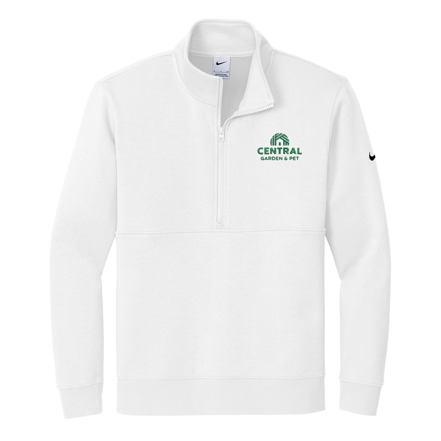 Central Garden Nike Club Fleece Sleeve Swoosh 1/2-Zip