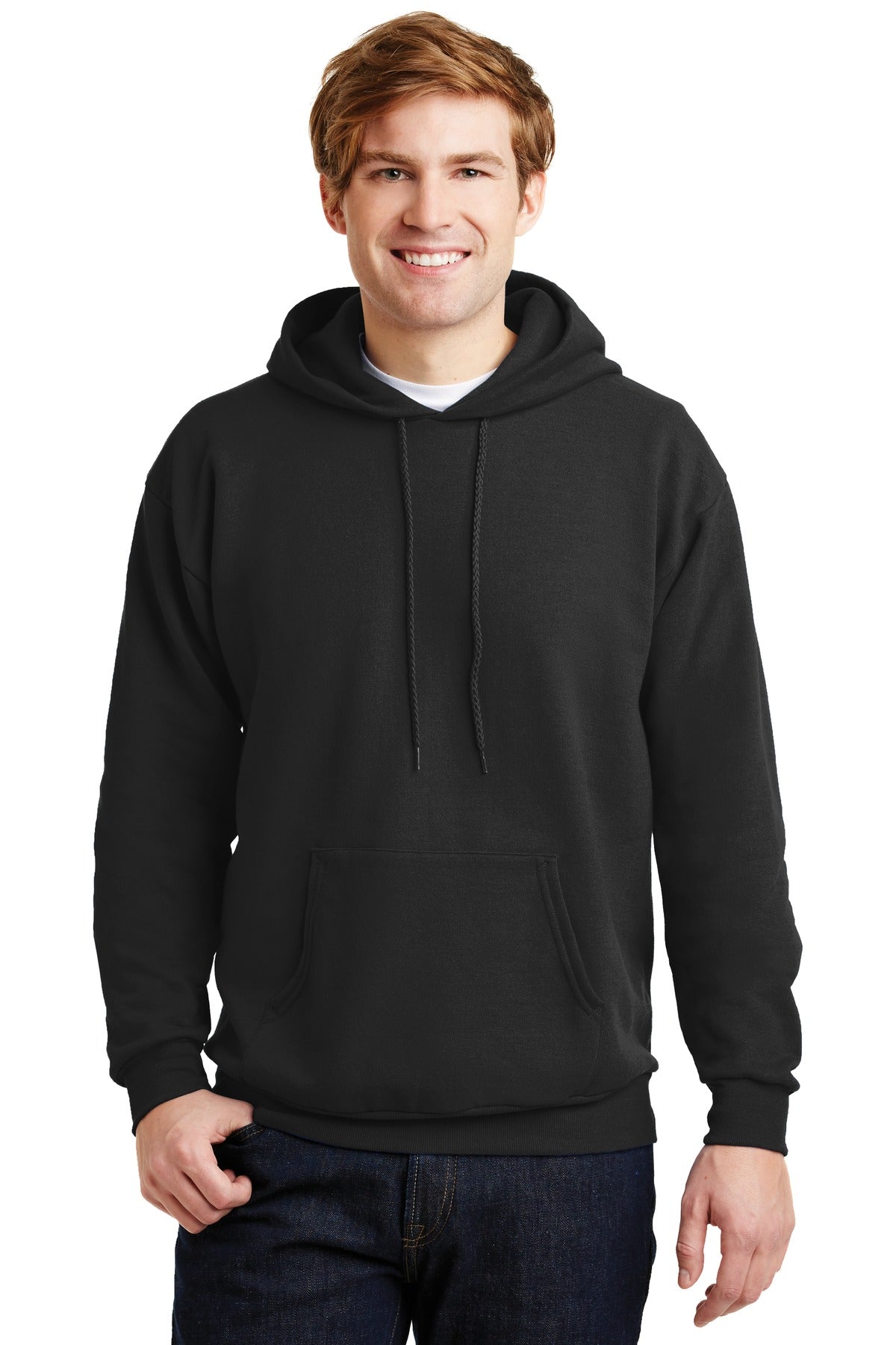 Hanes® EcoSmart® - Pullover Hooded Sweatshirt (CORE COLORS)