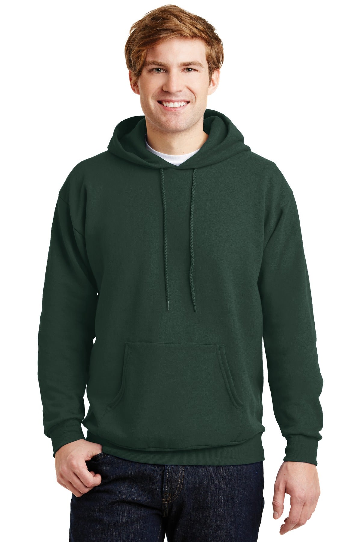 Hanes® EcoSmart® - Pullover Hooded Sweatshirt (CORE COLORS)