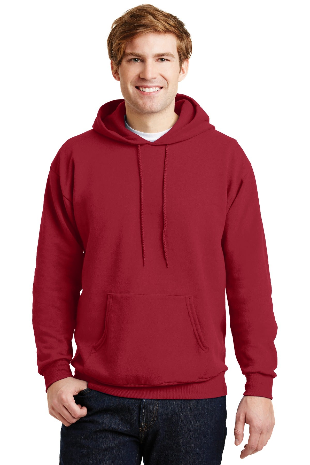 Hanes® EcoSmart® - Pullover Hooded Sweatshirt (CORE COLORS)