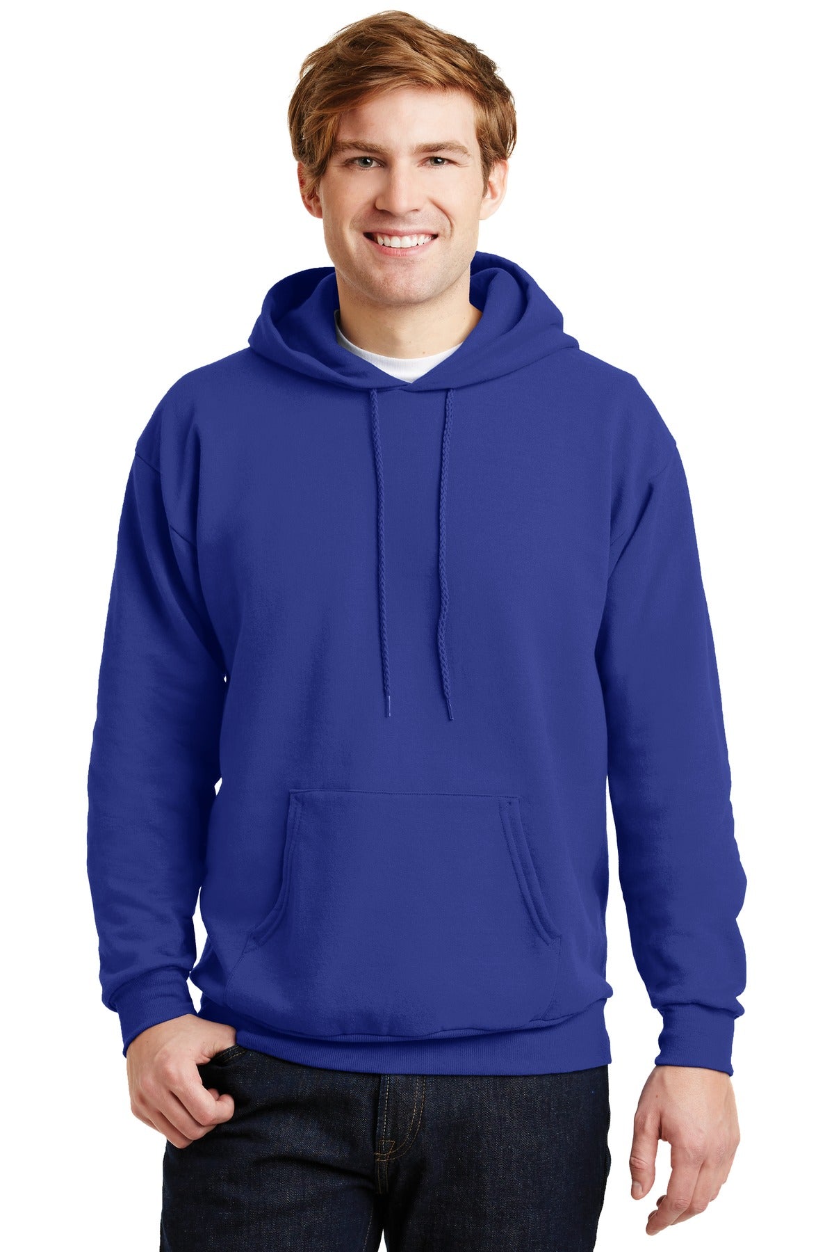 Hanes® EcoSmart® - Pullover Hooded Sweatshirt (CORE COLORS)