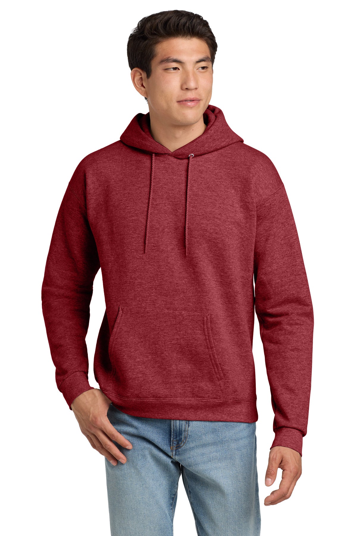 Hanes® EcoSmart® - Pullover Hooded Sweatshirt (CORE COLORS)