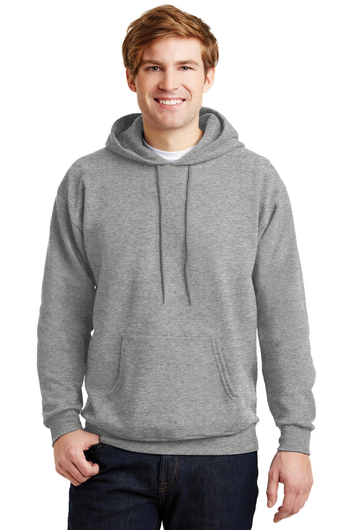 Hanes® EcoSmart® - Pullover Hooded Sweatshirt (CORE COLORS)