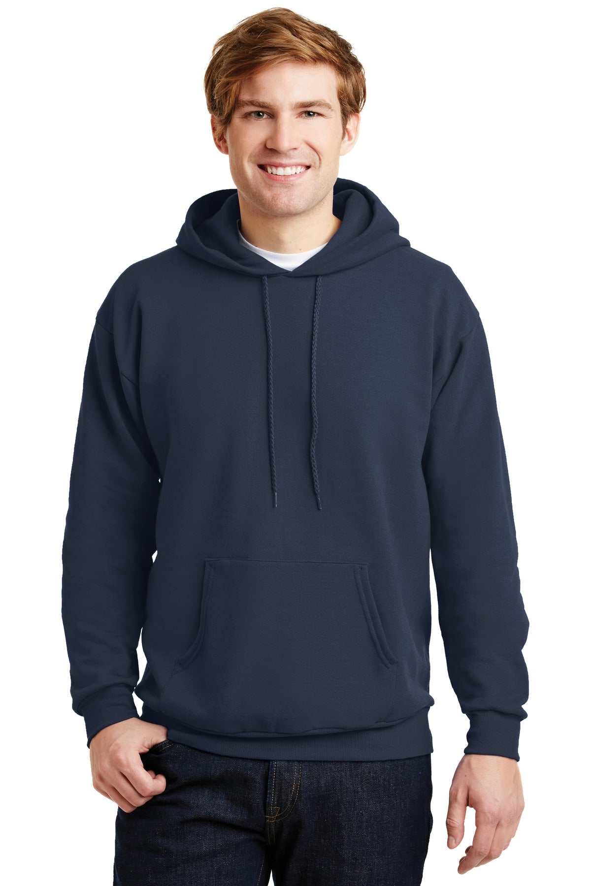Hanes® EcoSmart® - Pullover Hooded Sweatshirt (CORE COLORS)