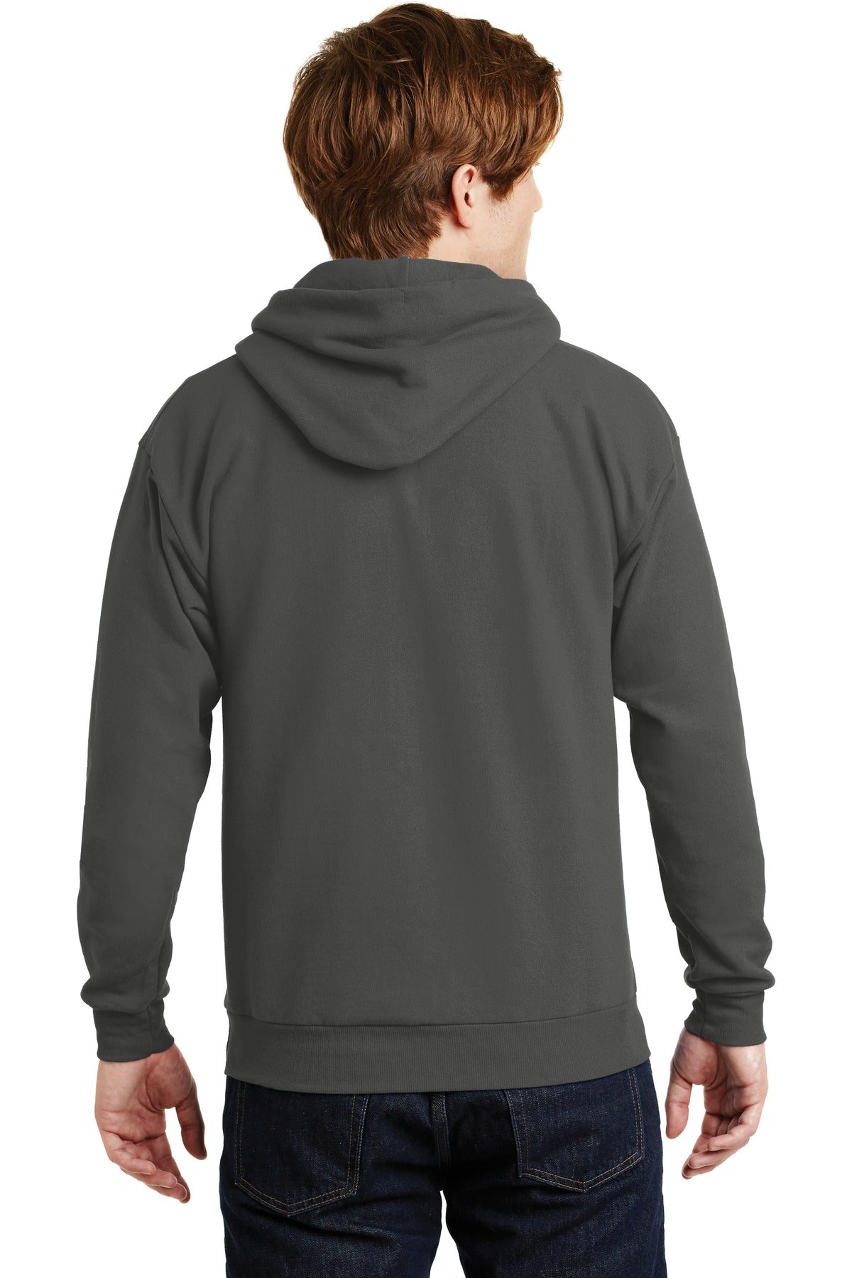 Hanes® EcoSmart® - Pullover Hooded Sweatshirt (CORE COLORS)