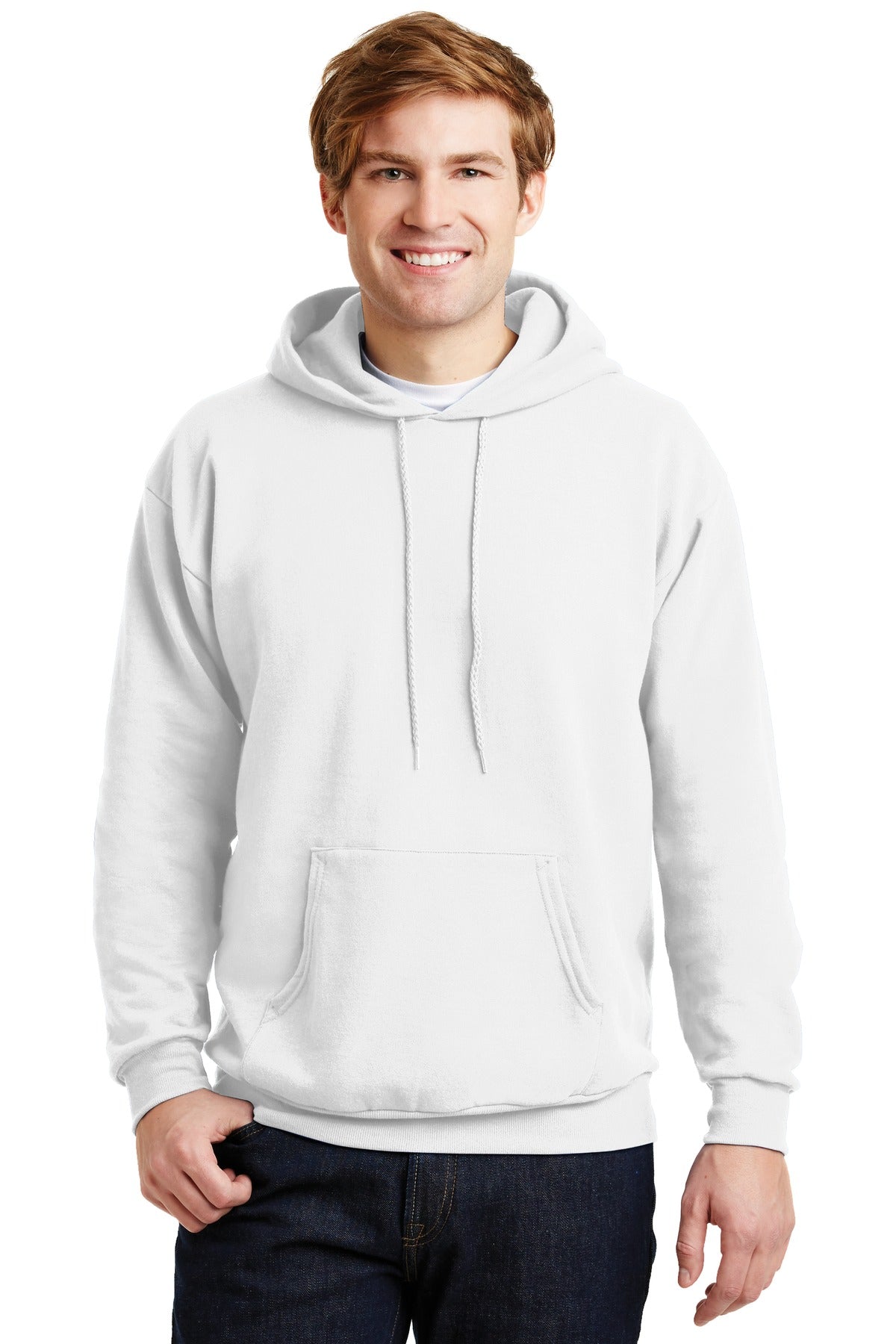 Hanes® EcoSmart® - Pullover Hooded Sweatshirt (CORE COLORS)