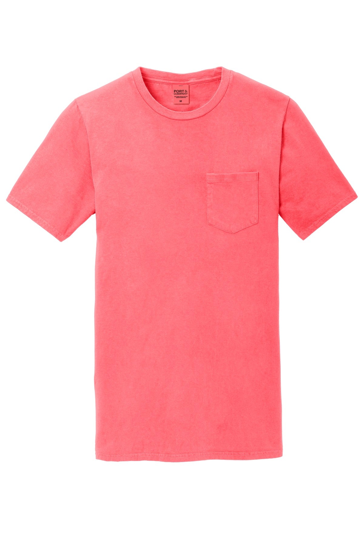 Port & Company® Beach Wash® Garment-Dyed Pocket Tee