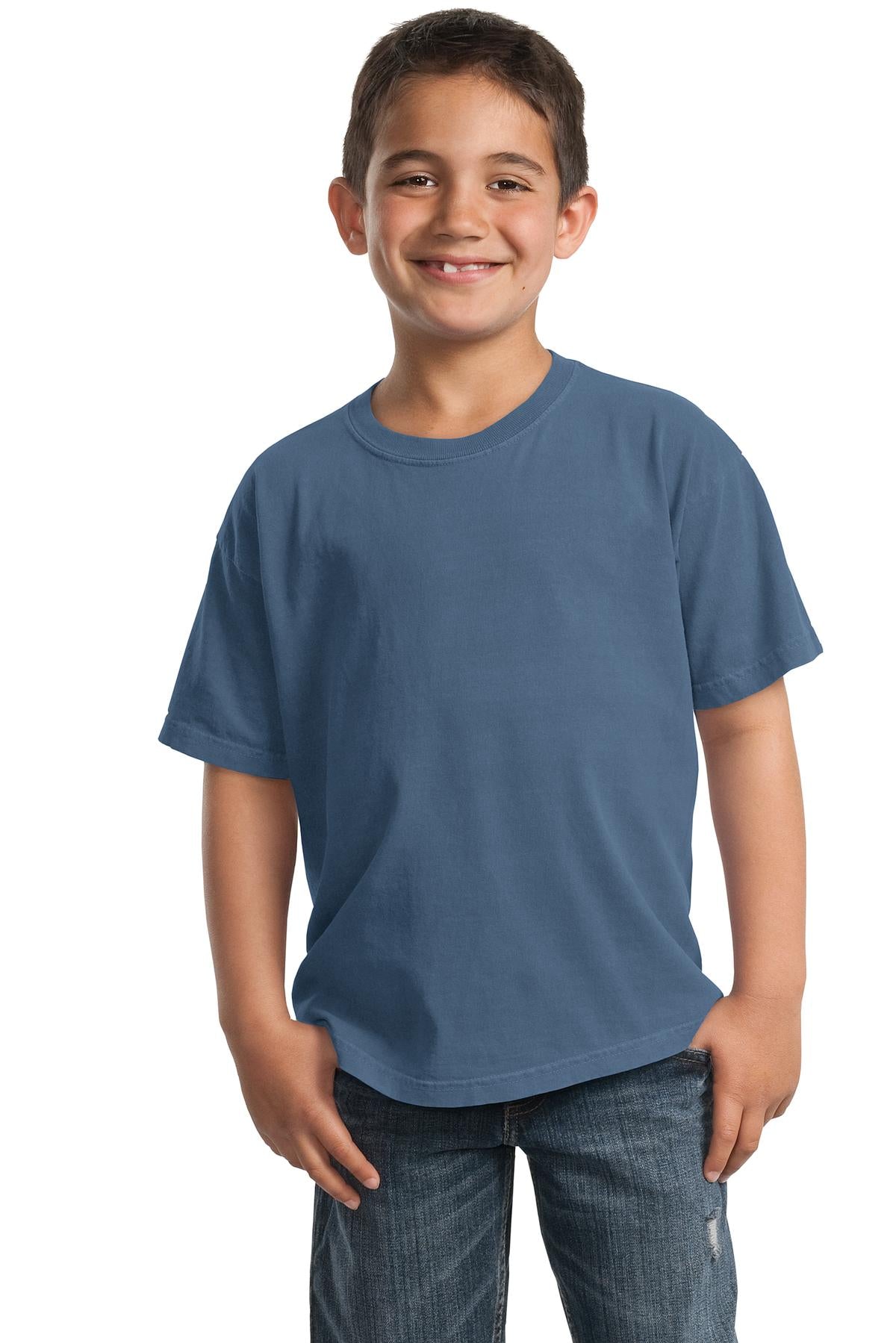 Port & Company® Youth Beach Wash® Garment-Dyed Tee