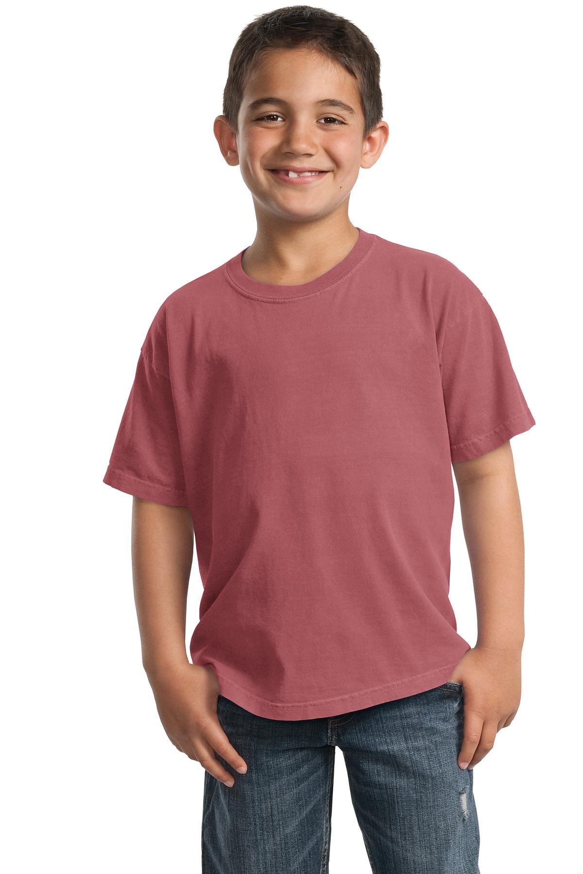 Port & Company® Youth Beach Wash® Garment-Dyed Tee