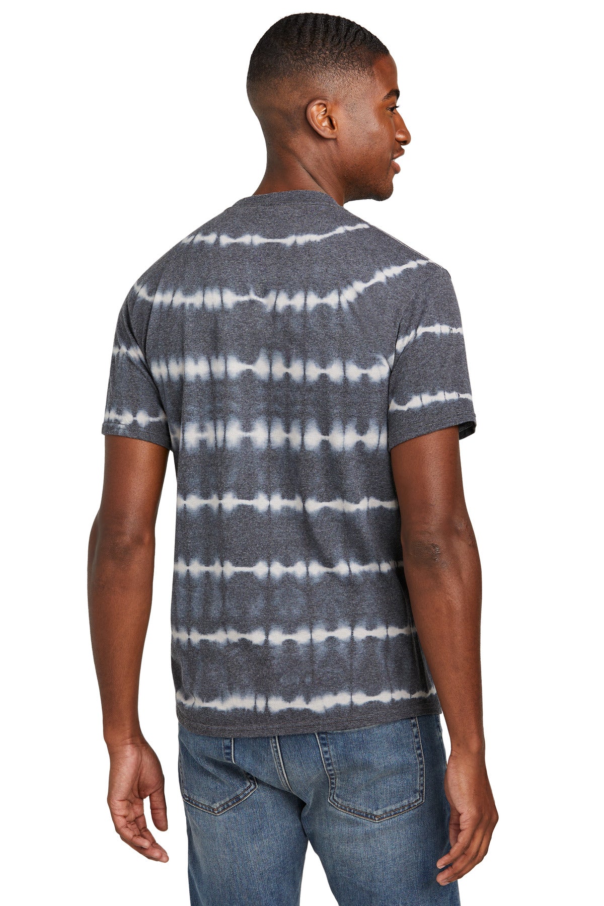 Port & Company® Allover Stripe Tie-Dye Tee