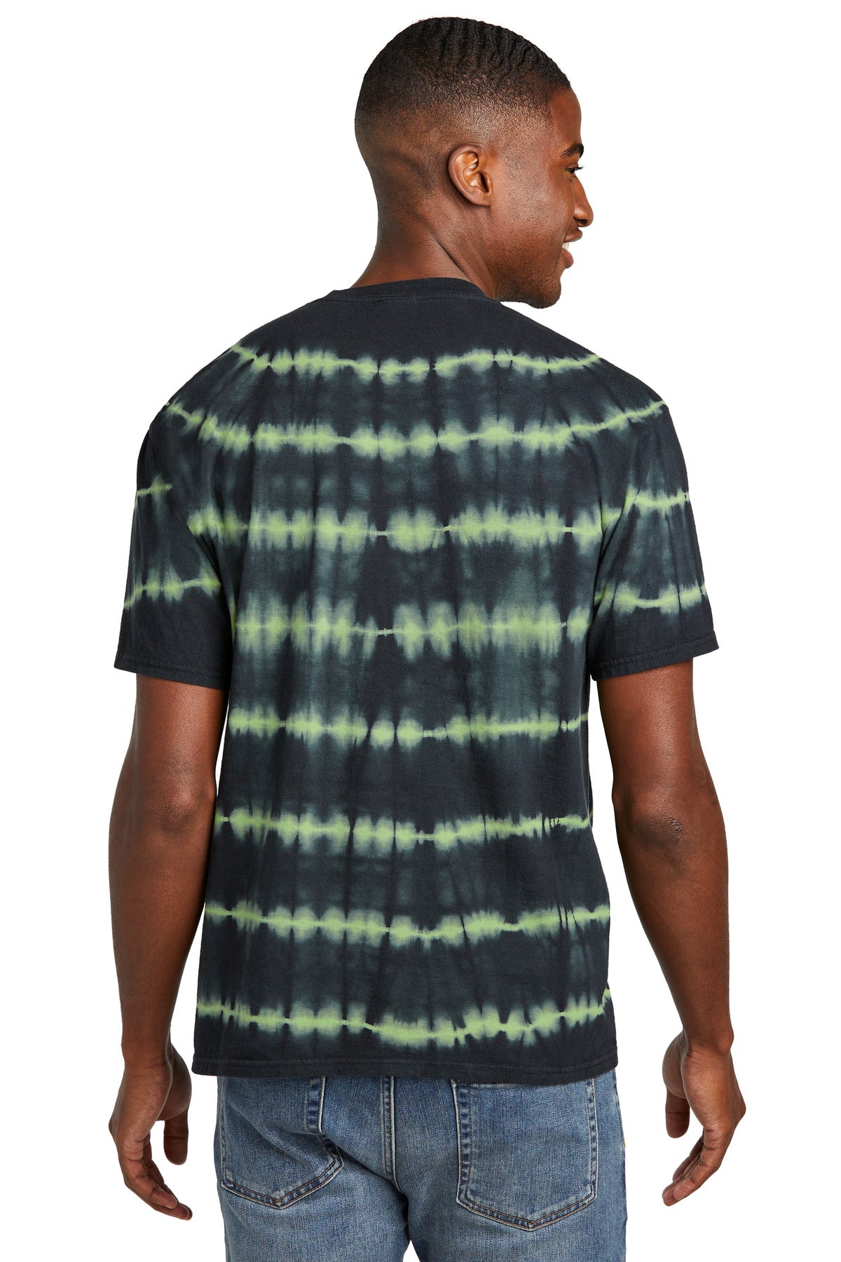 Port & Company® Allover Stripe Tie-Dye Tee