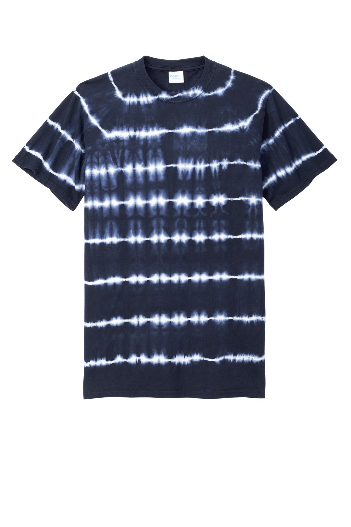 Port & Company® Allover Stripe Tie-Dye Tee