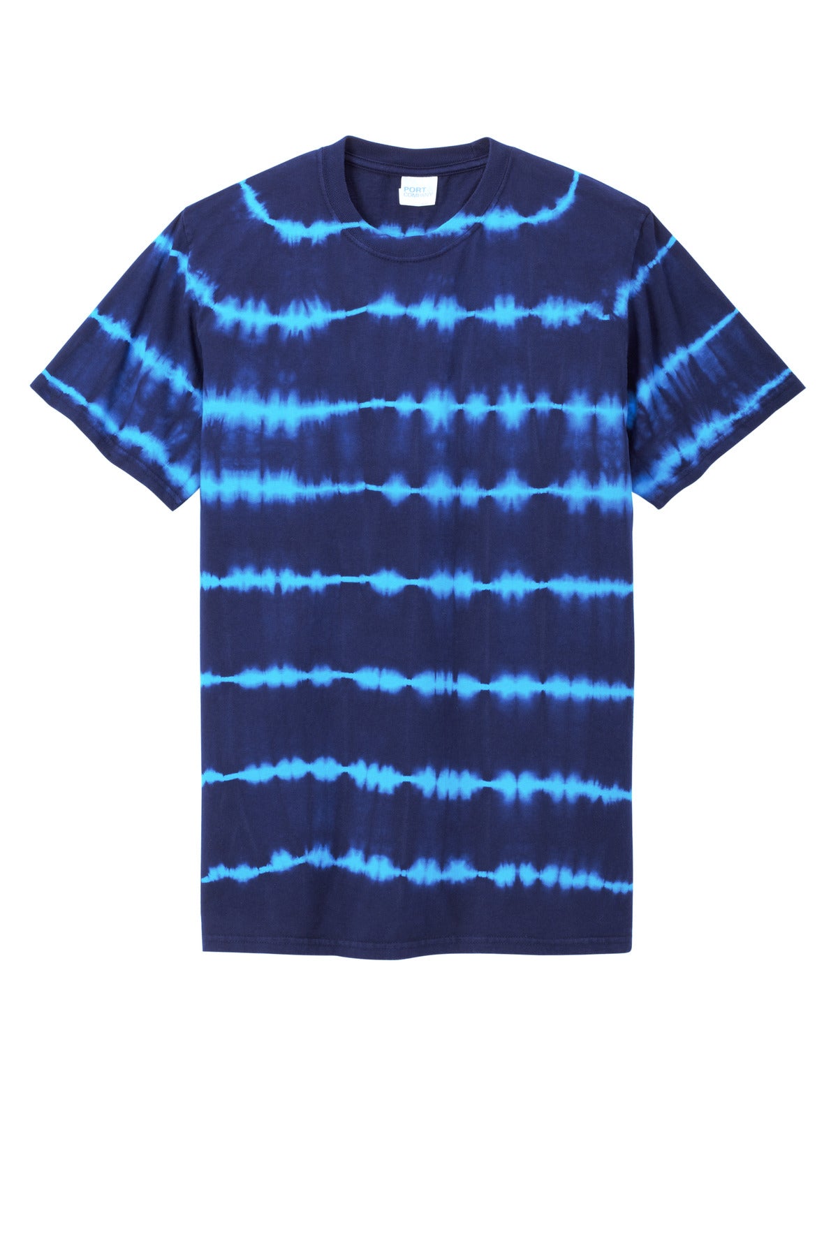 Port & Company® Allover Stripe Tie-Dye Tee
