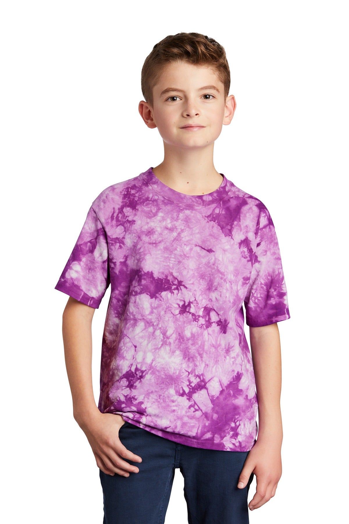 Port & Company® Youth Crystal Tie-Dye Tee