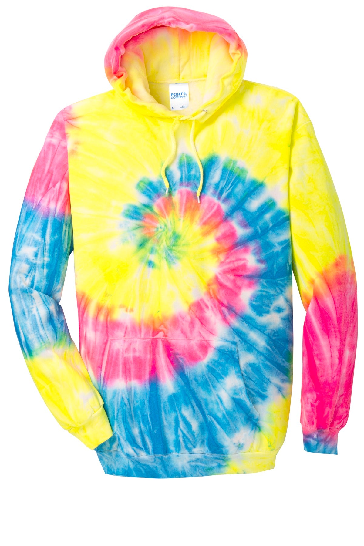 Port & Company® Tie-Dye Pullover Hooded Sweatshirt