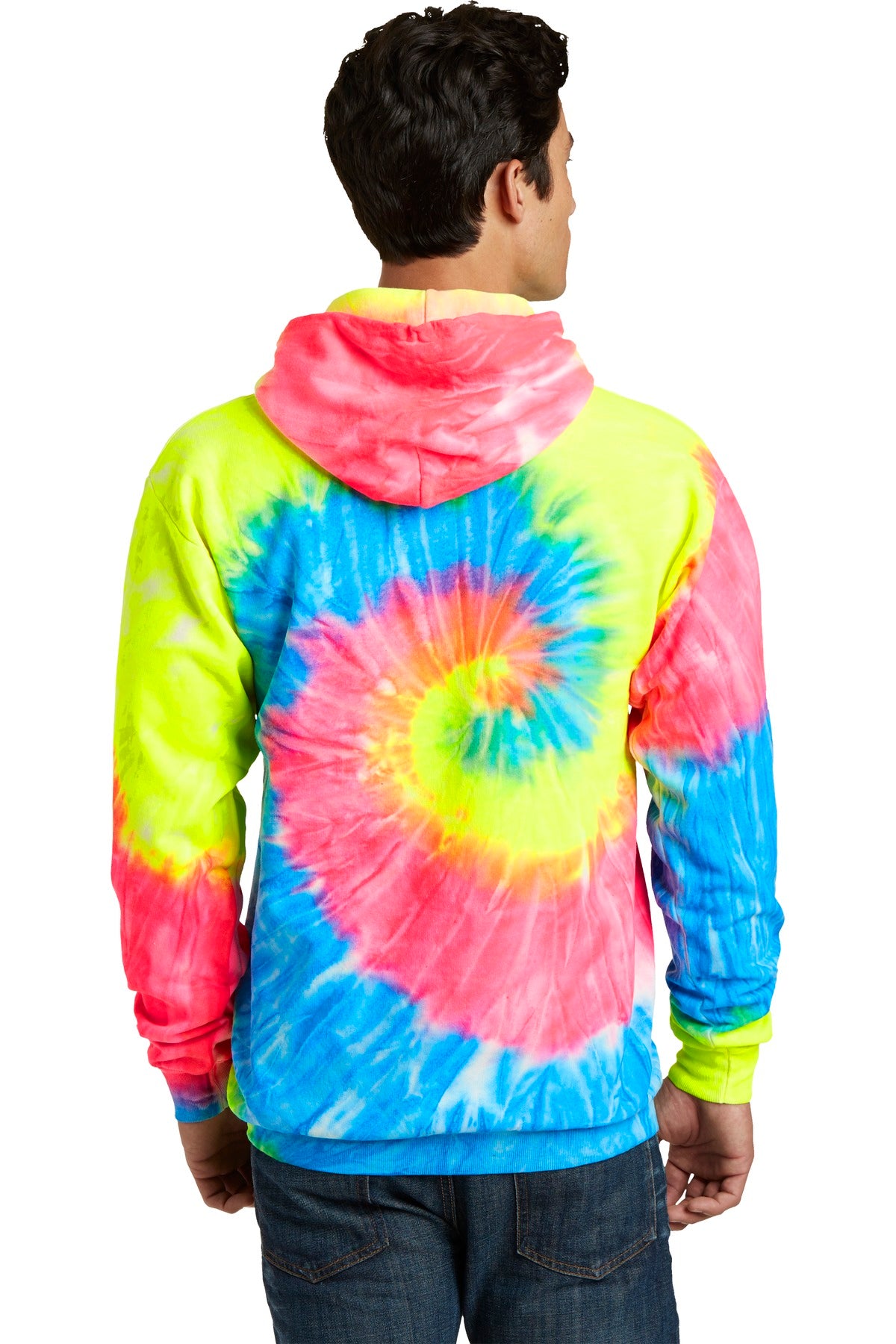 Port & Company® Tie-Dye Pullover Hooded Sweatshirt