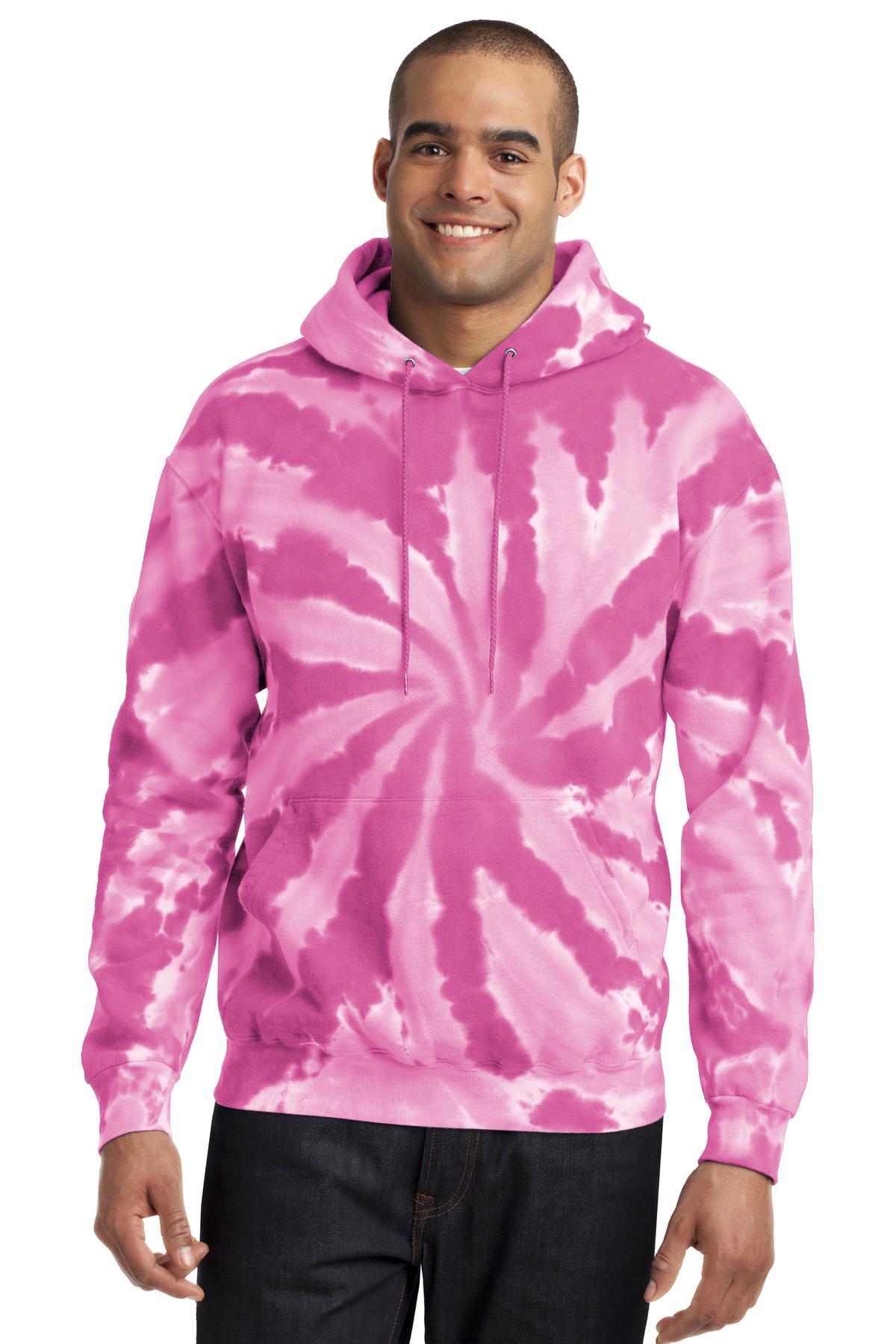 Port & Company® Tie-Dye Pullover Hooded Sweatshirt
