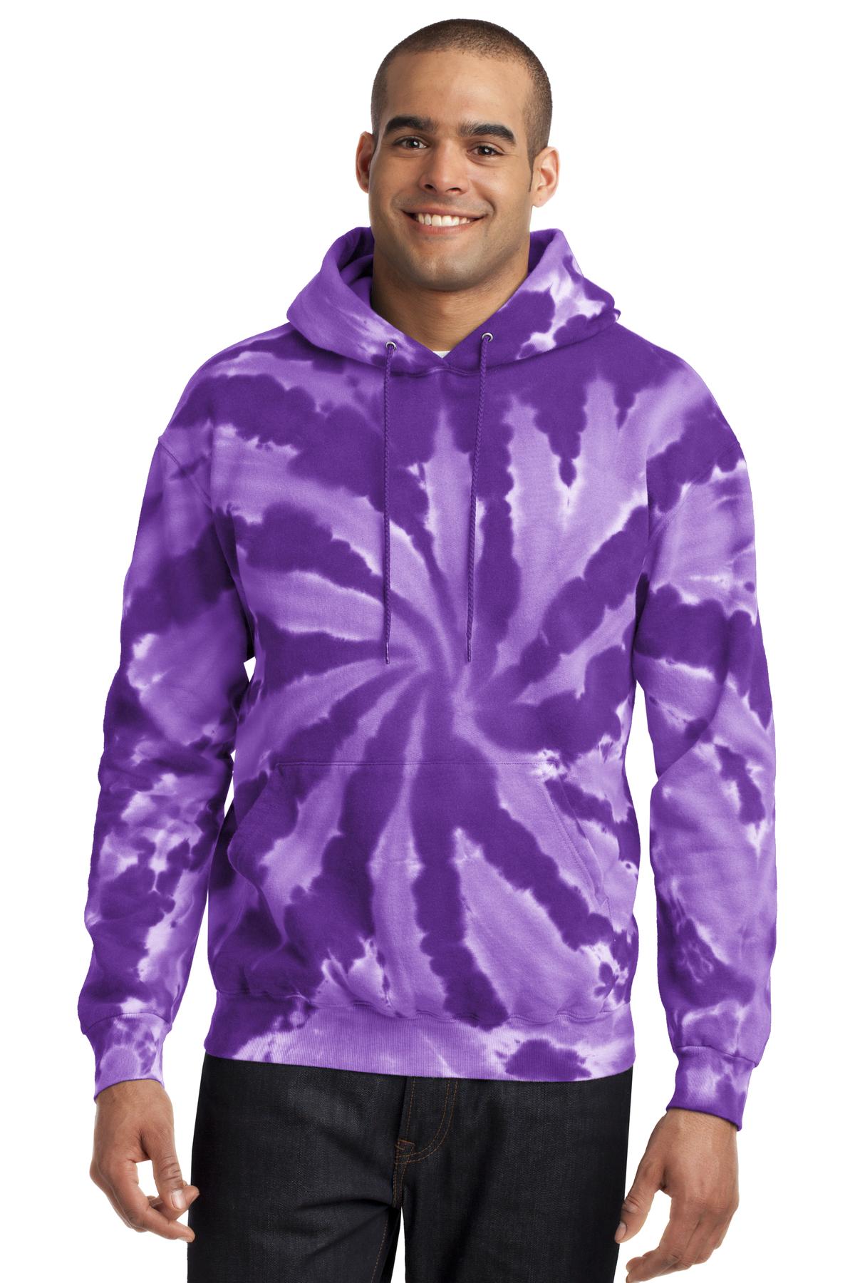 Port & Company® Tie-Dye Pullover Hooded Sweatshirt